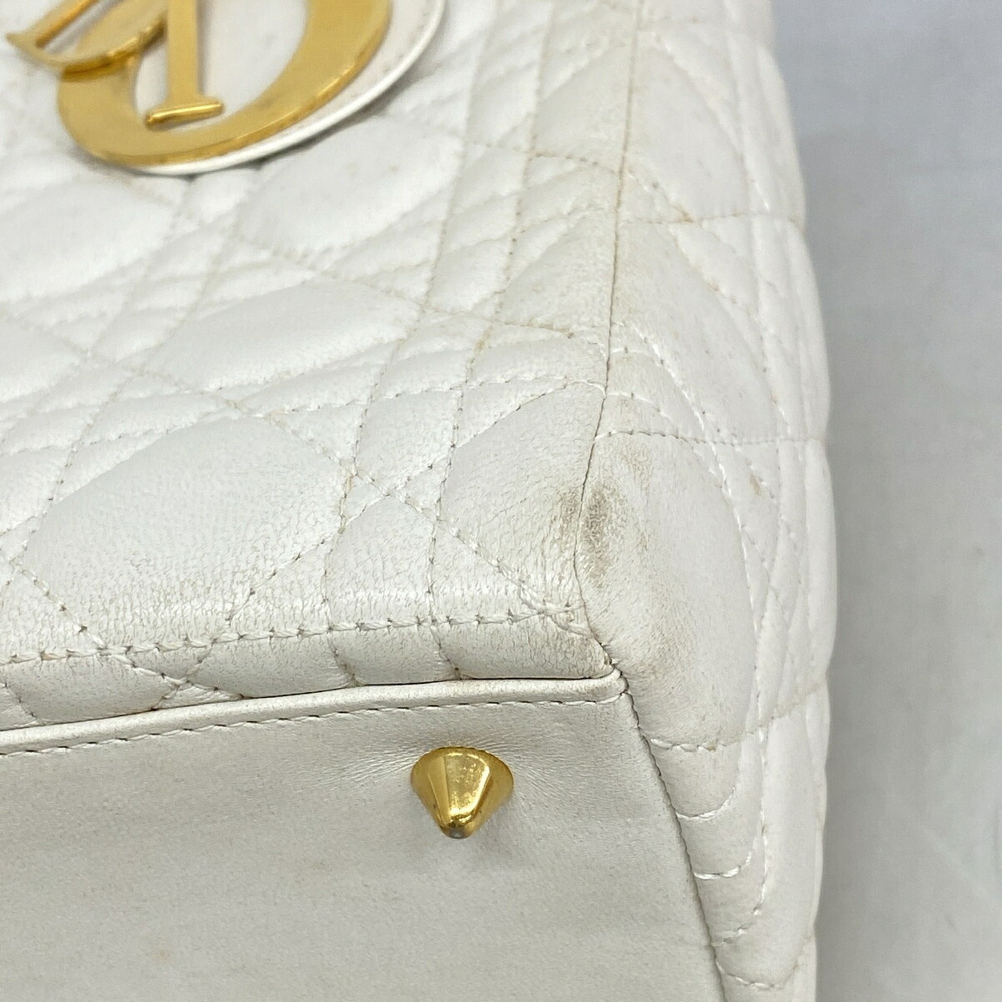 Leather Handbag (Pre-Owned) - Christian Dior - Modalova