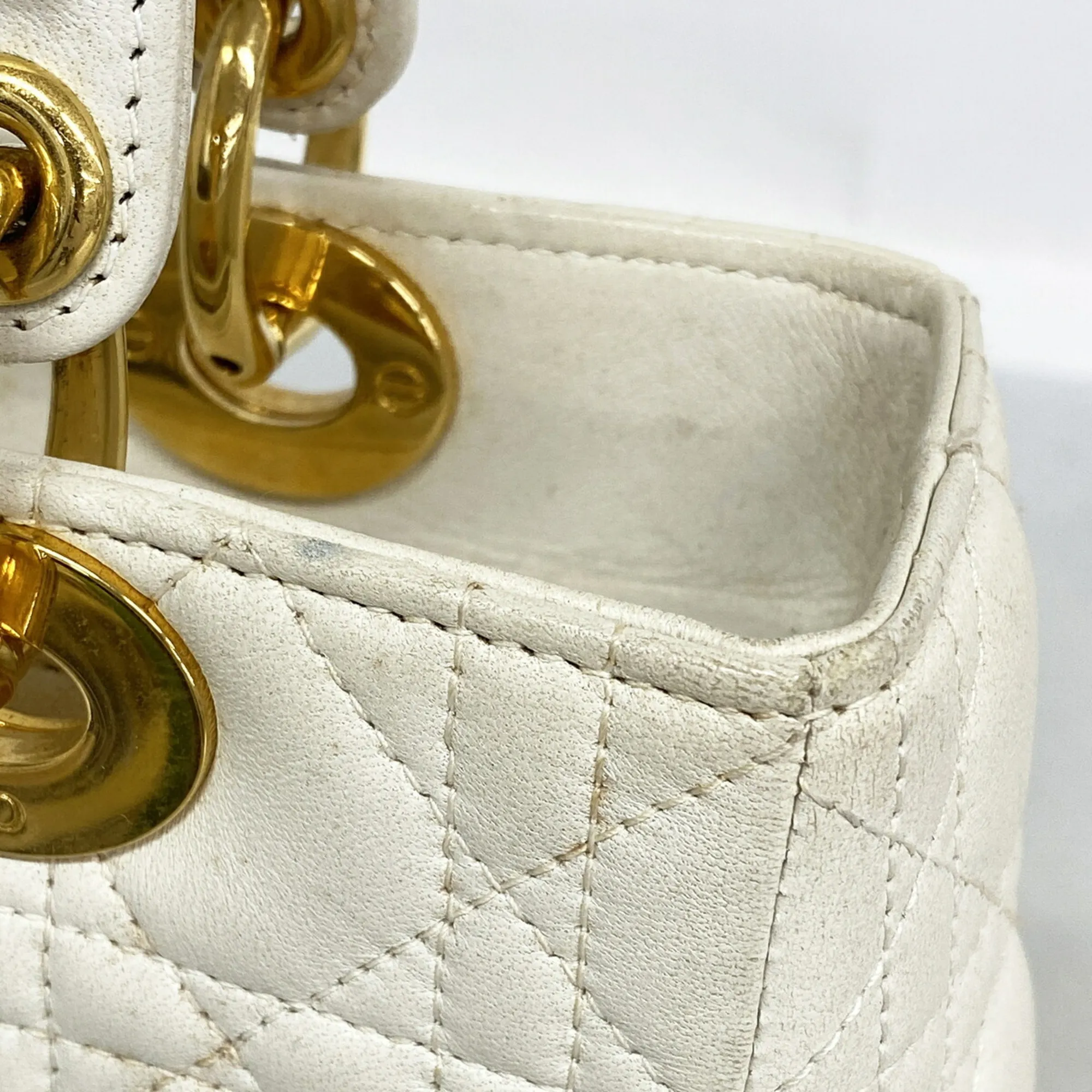 Leather Handbag (Pre-Owned) - Christian Dior - Modalova