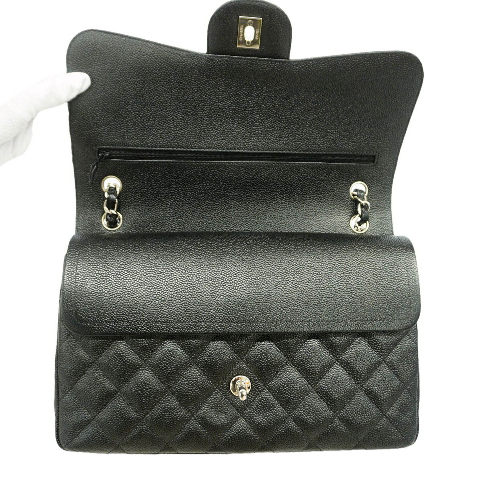 Grained Calfskin Shoulder Bag (Pre-Owned) - Chanel - Modalova