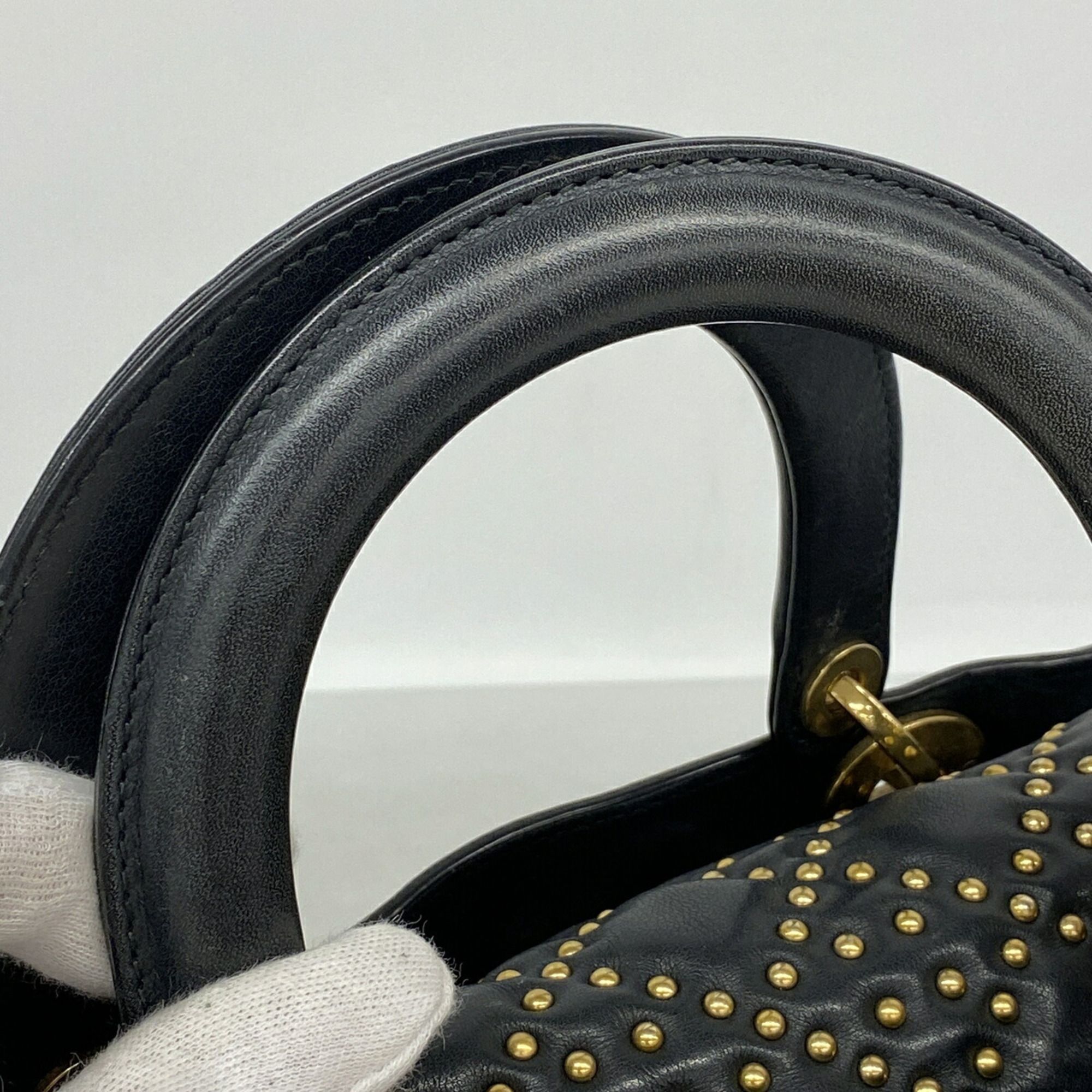 Leather Handbag (Pre-Owned) - Christian Dior - Modalova