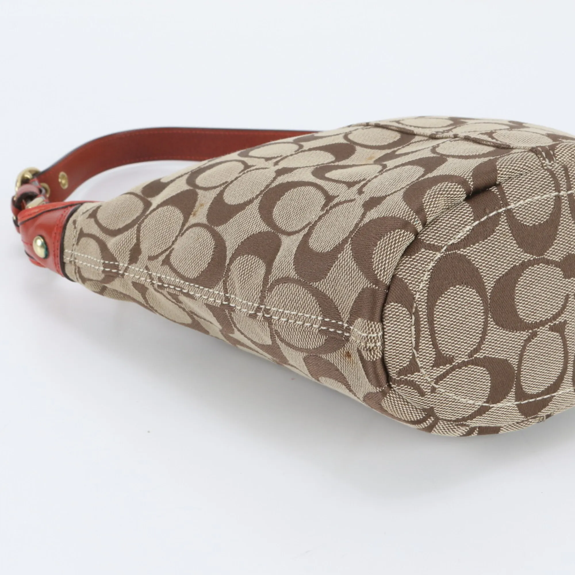 Leather Canvas Handbag Shoulder Bag (Pre-Owned) - Coach - Modalova