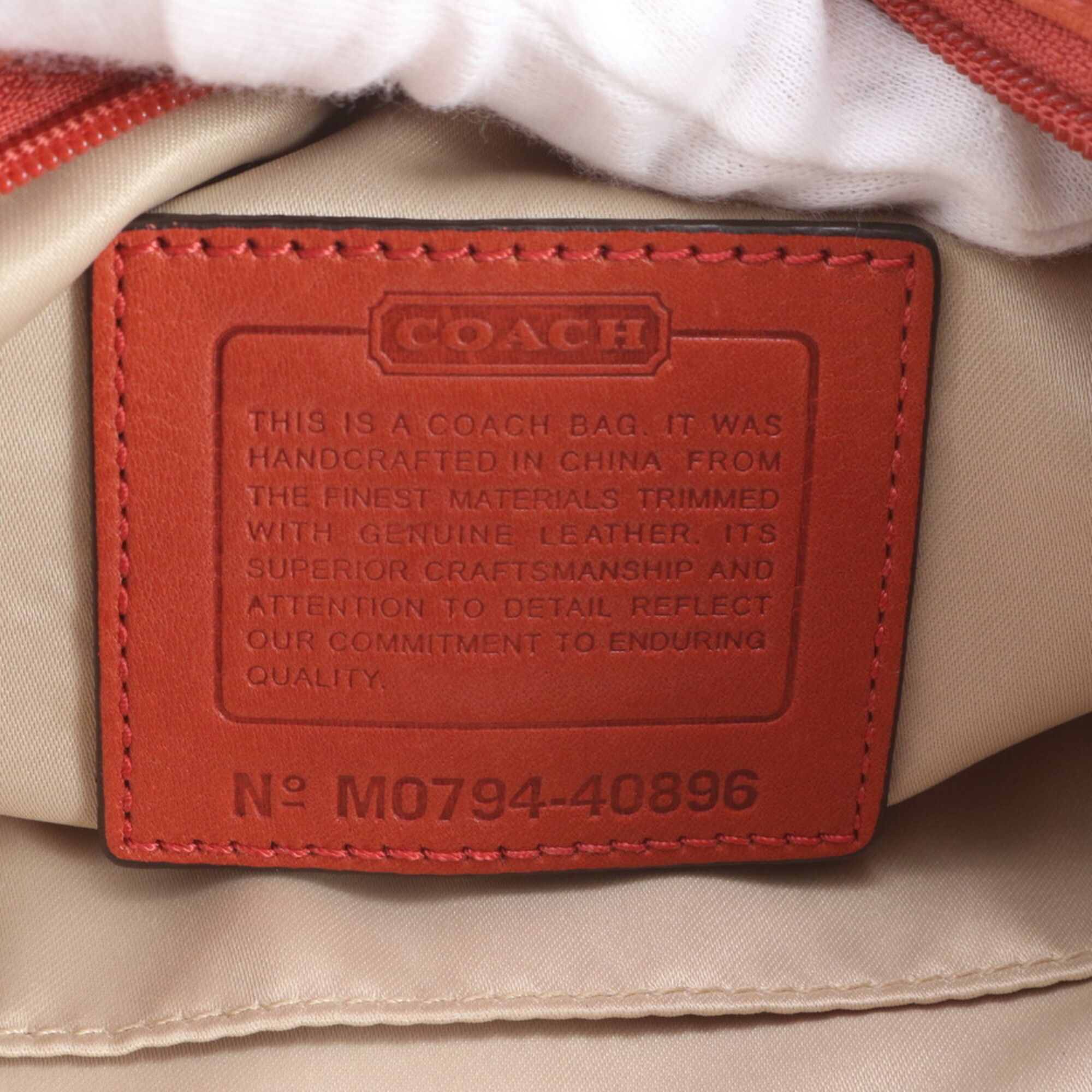 Leather Canvas Handbag Shoulder Bag (Pre-Owned) - Coach - Modalova