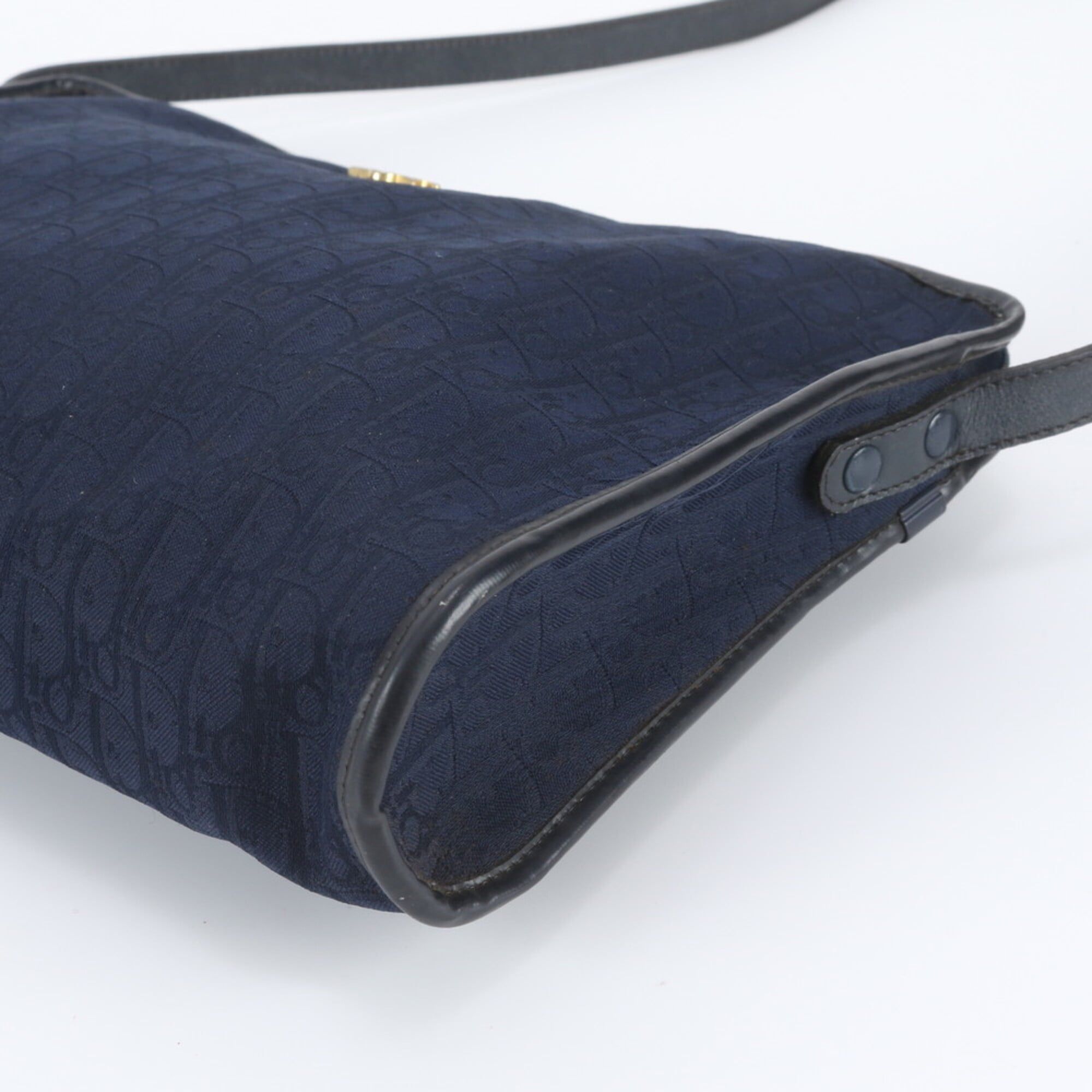 Leather Canvas Shoulder Bag (Pre-Owned) - Christian Dior - Modalova