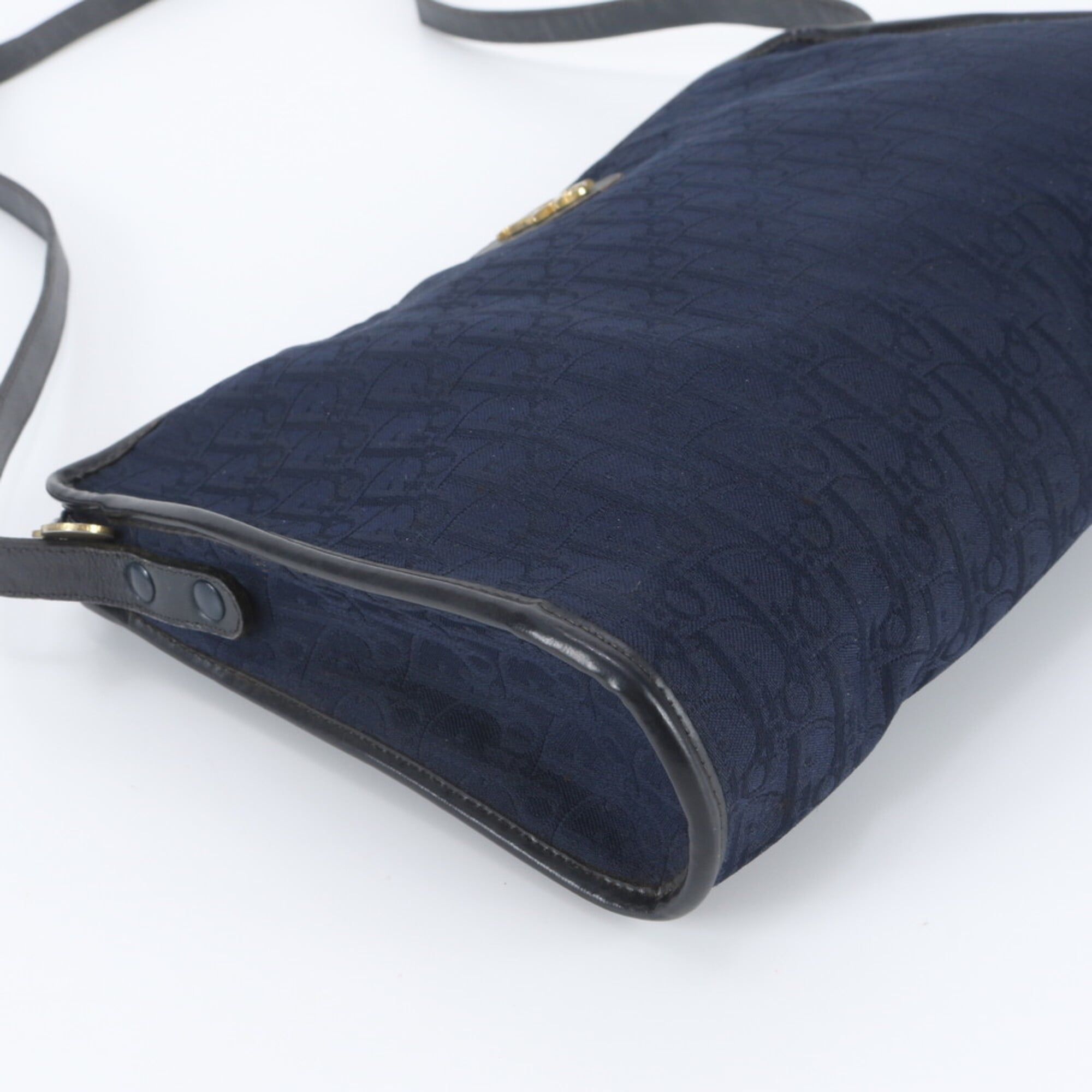 Leather Canvas Shoulder Bag (Pre-Owned) - Christian Dior - Modalova