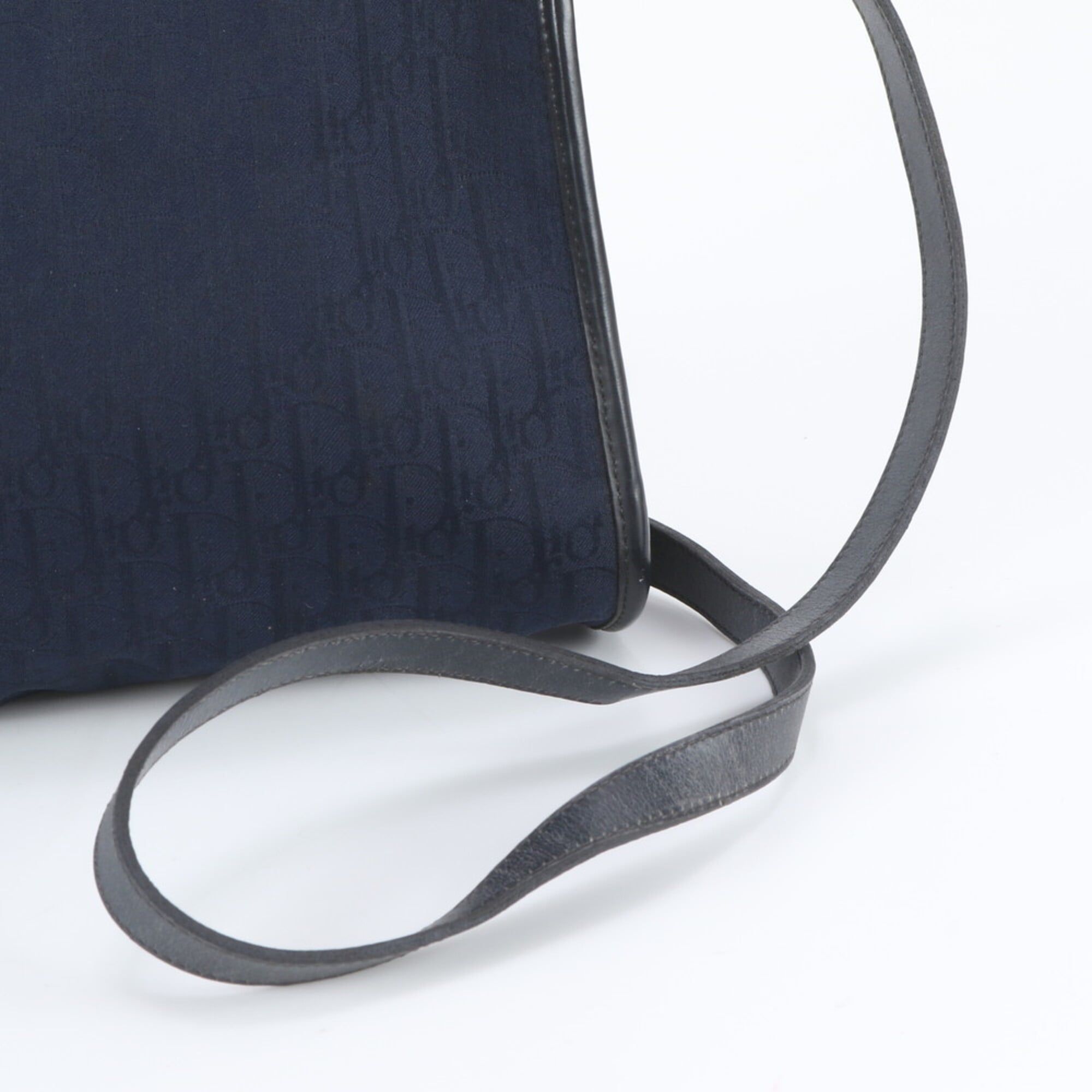 Leather Canvas Shoulder Bag (Pre-Owned) - Christian Dior - Modalova