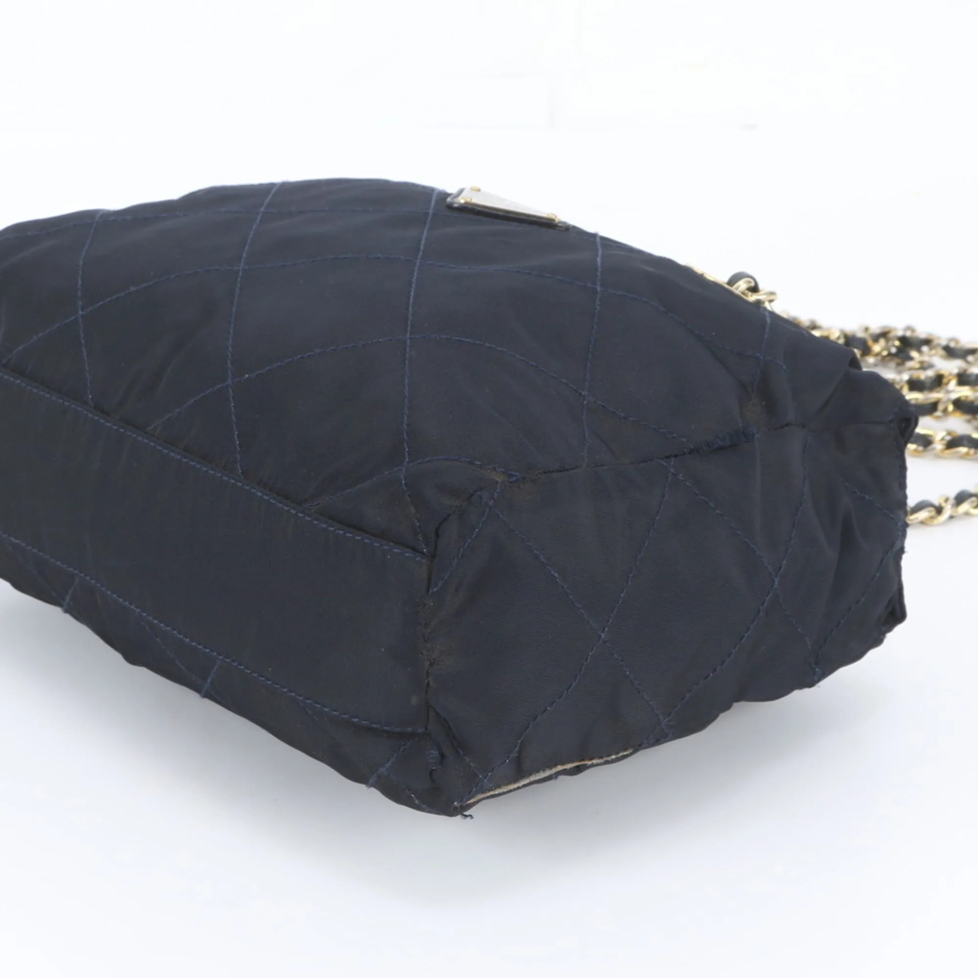 Leather Nylon Shoulder Bag Tote Bag (Pre-Owned) - Prada - Modalova