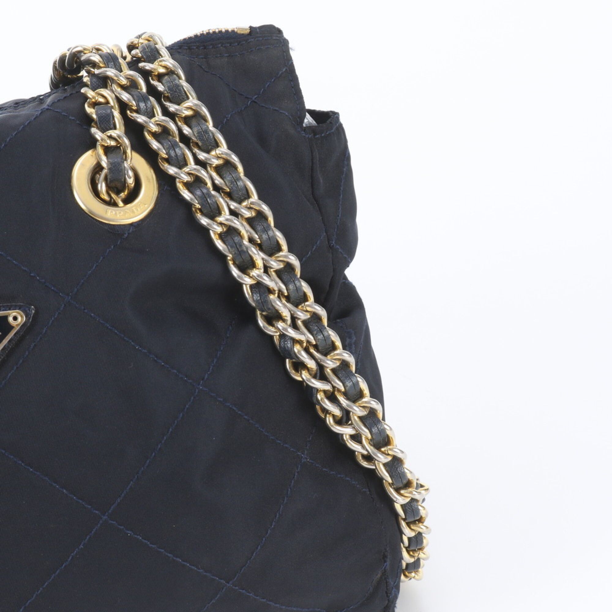 Leather Nylon Shoulder Bag Tote Bag (Pre-Owned) - Prada - Modalova