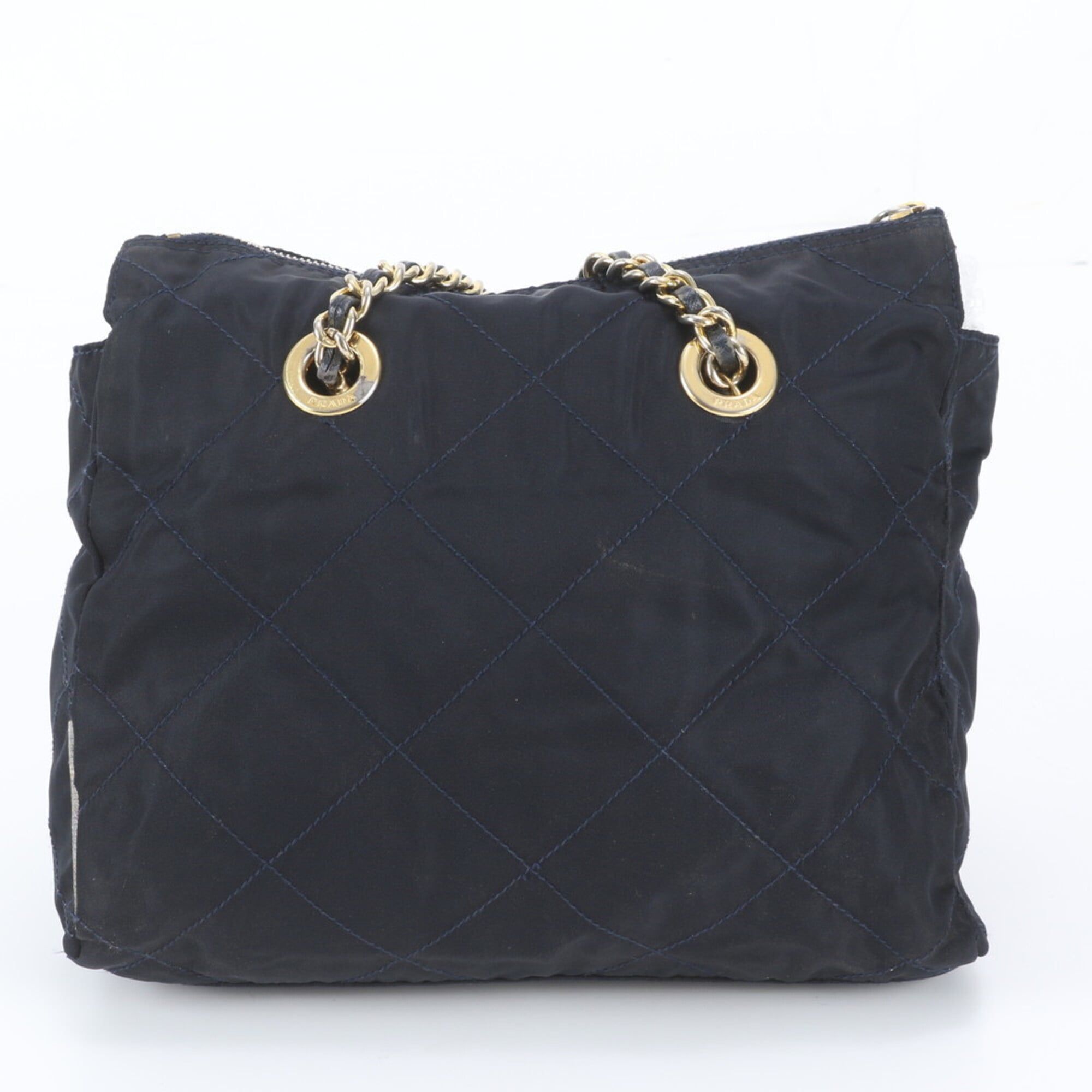 Leather Nylon Shoulder Bag Tote Bag (Pre-Owned) - Prada - Modalova