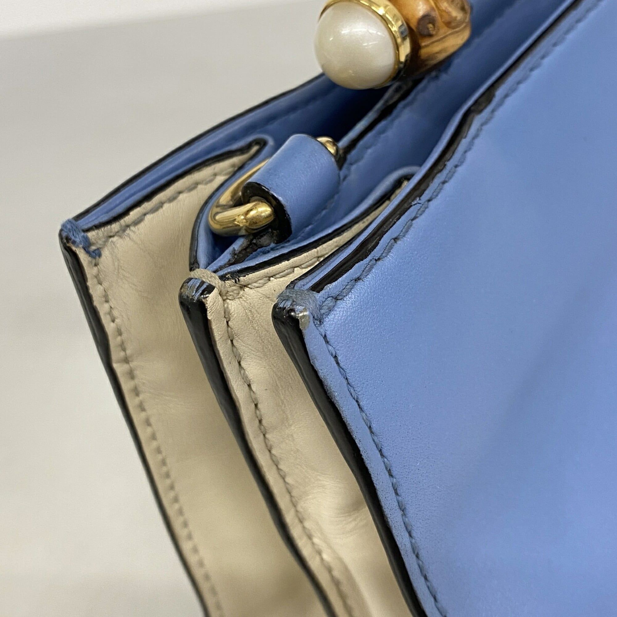 Leather Handbag (Pre-Owned) - Gucci - Modalova