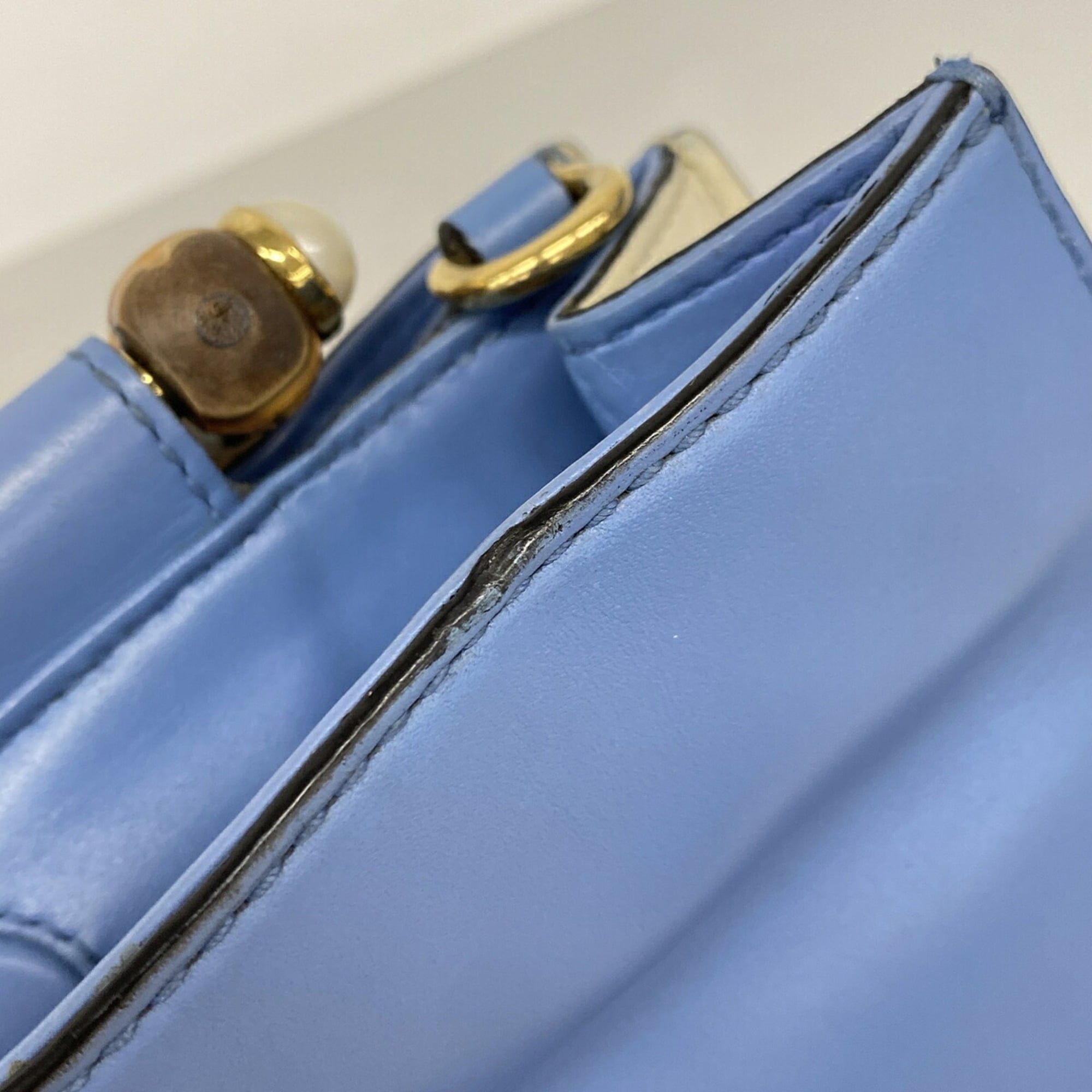 Leather Handbag (Pre-Owned) - Gucci - Modalova