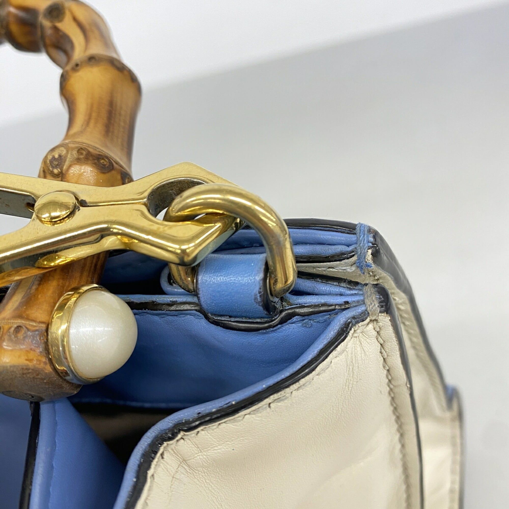 Leather Handbag (Pre-Owned) - Gucci - Modalova