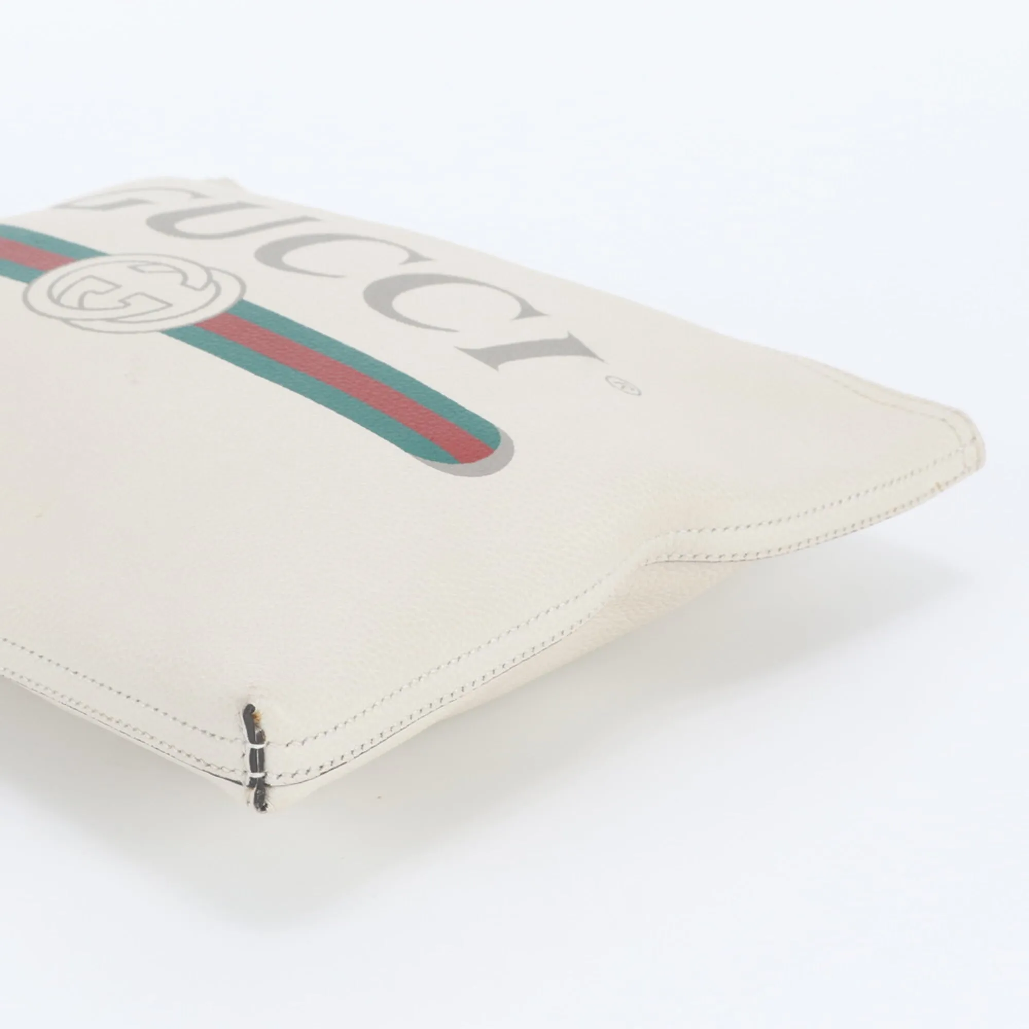 Leather Clutch Bag Pouch (Pre-Owned) - Gucci - Modalova