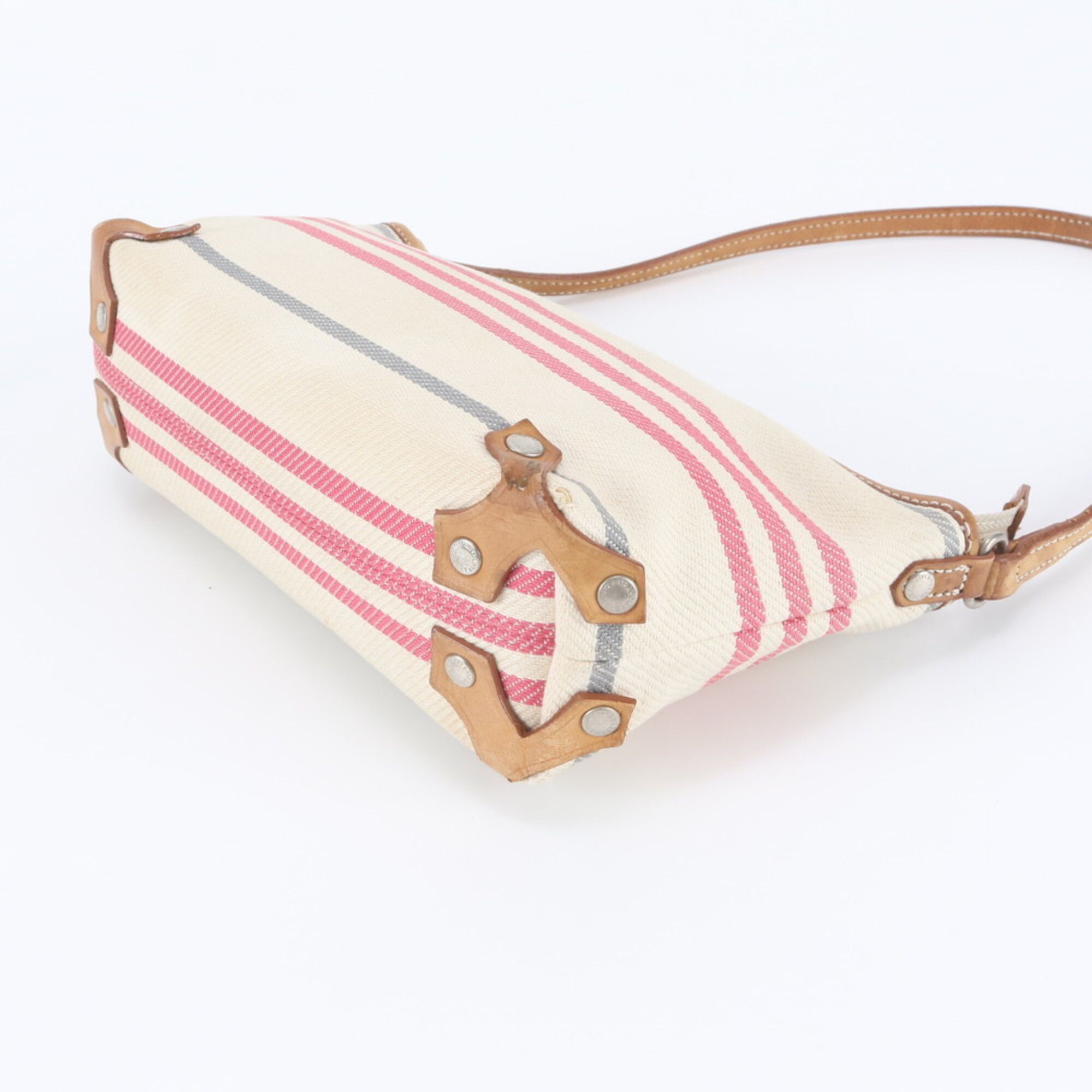 Leather Canvas Handbag Shoulder Bag Tote Bag (Pre-Owned) - Burberry - Modalova