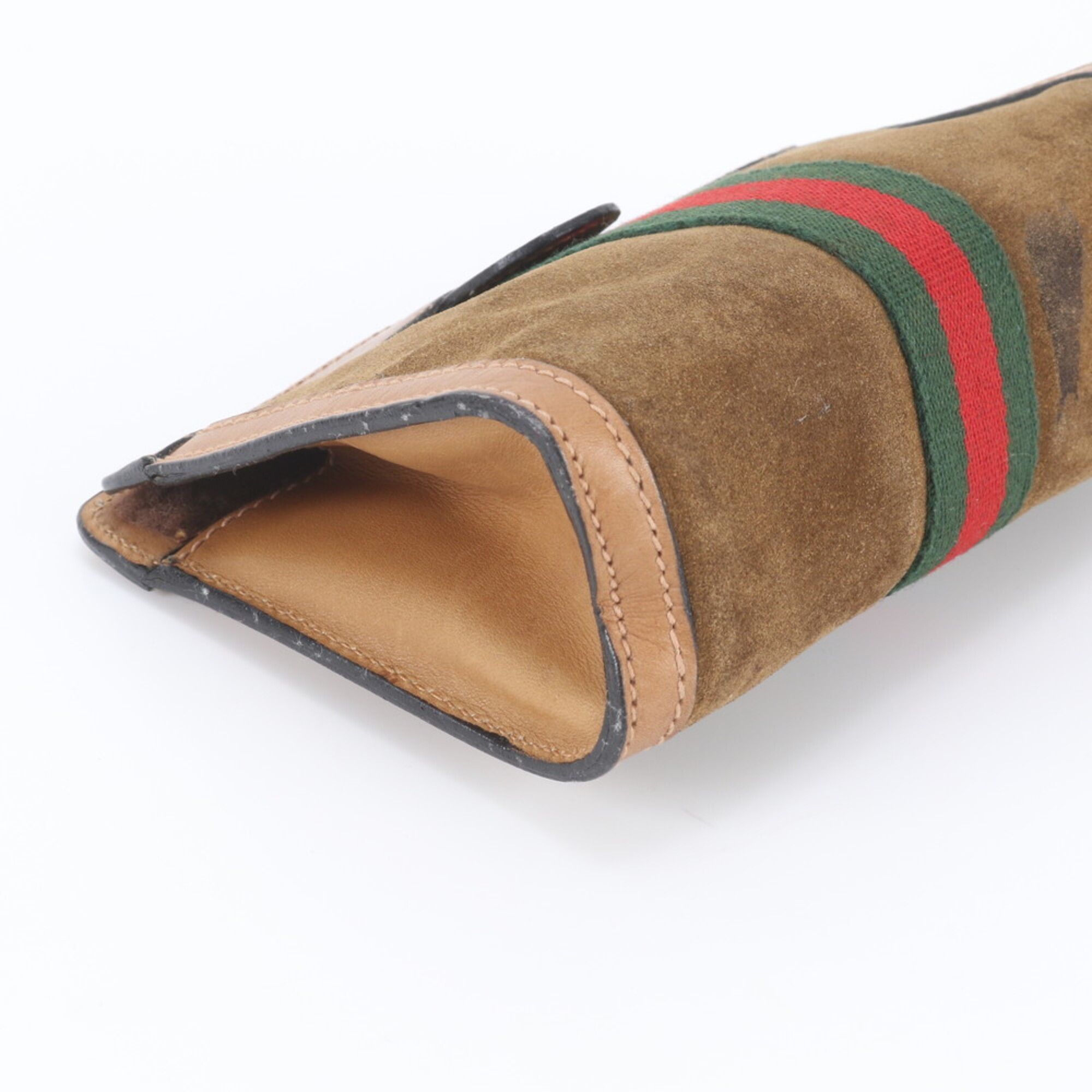 Leather Clutch Bag Pouch (Pre-Owned) - Gucci - Modalova