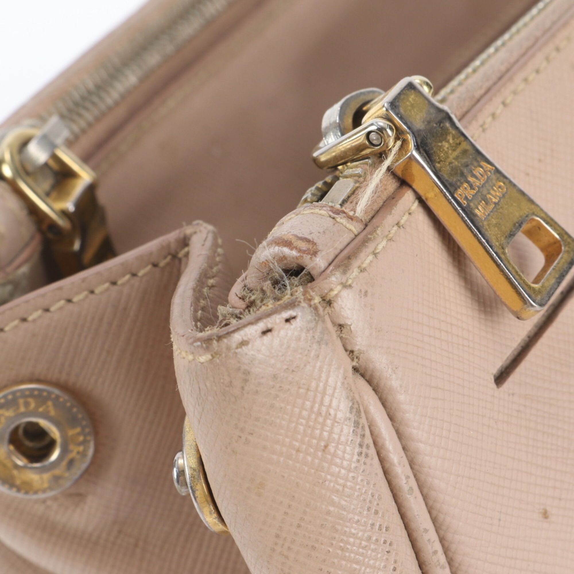 Leather Handbag Shoulder Bag Tote Bag (Pre-Owned) - Prada - Modalova