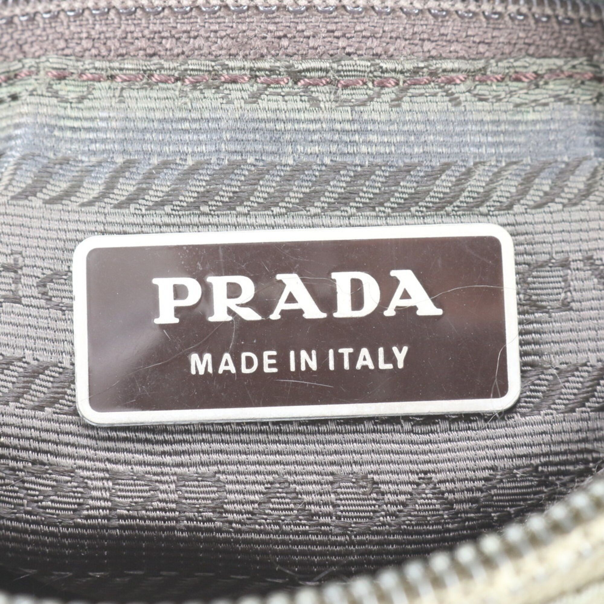 Leather Nylon Messenger Bag Shoulder Bag (Pre-Owned) - Prada - Modalova