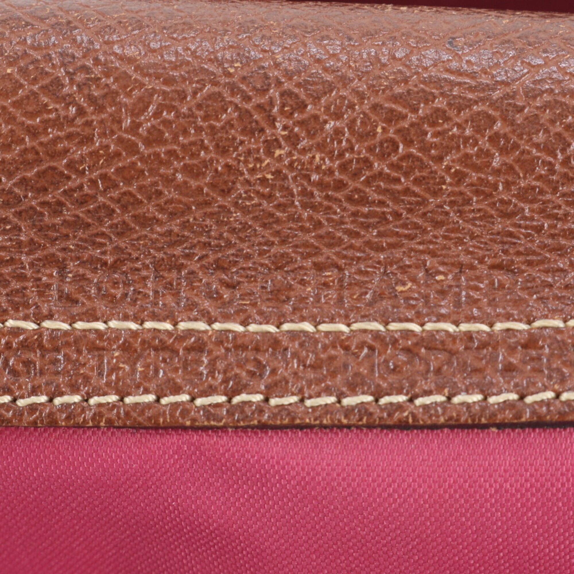 Leather Nylon Handbag Shoulder Bag Tote Bag (Pre-Owned) - Longchamp - Modalova
