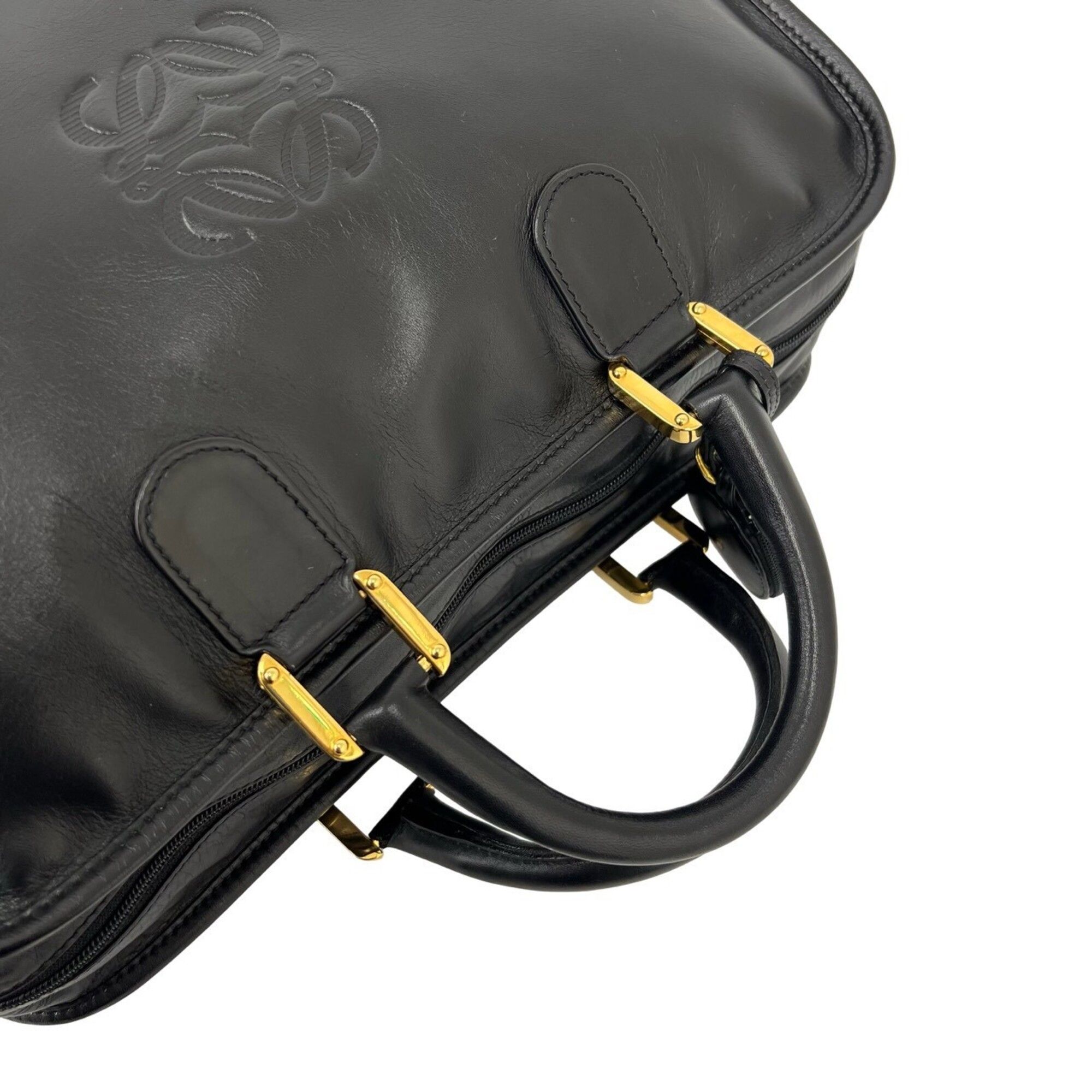 Leather Boston Bag Handbag (Pre-Owned) - Loewe - Modalova