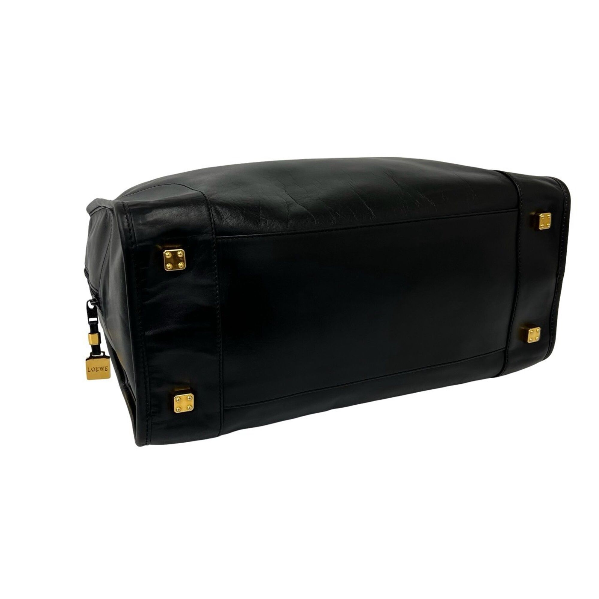 Leather Boston Bag Handbag (Pre-Owned) - Loewe - Modalova