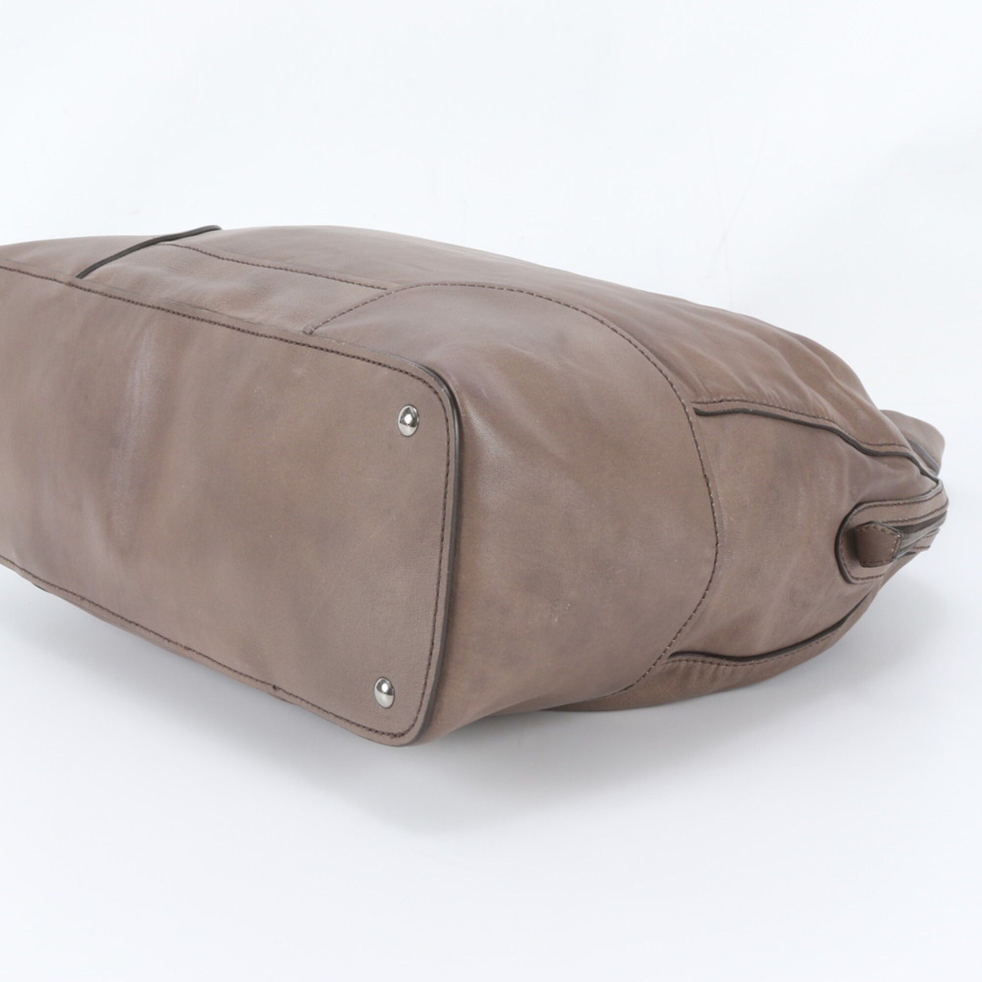 Leather Boston Bag (Pre-Owned) - Miu Miu - Modalova