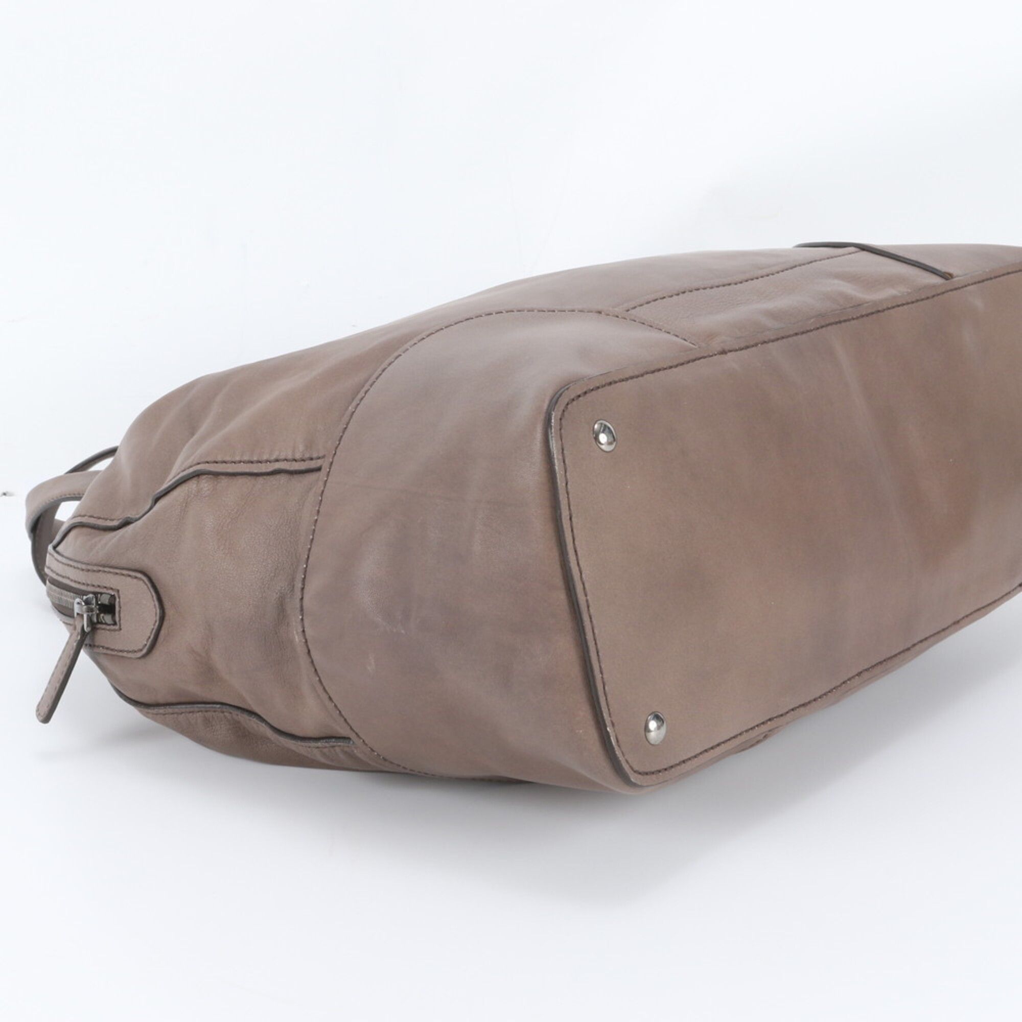 Leather Boston Bag (Pre-Owned) - Miu Miu - Modalova