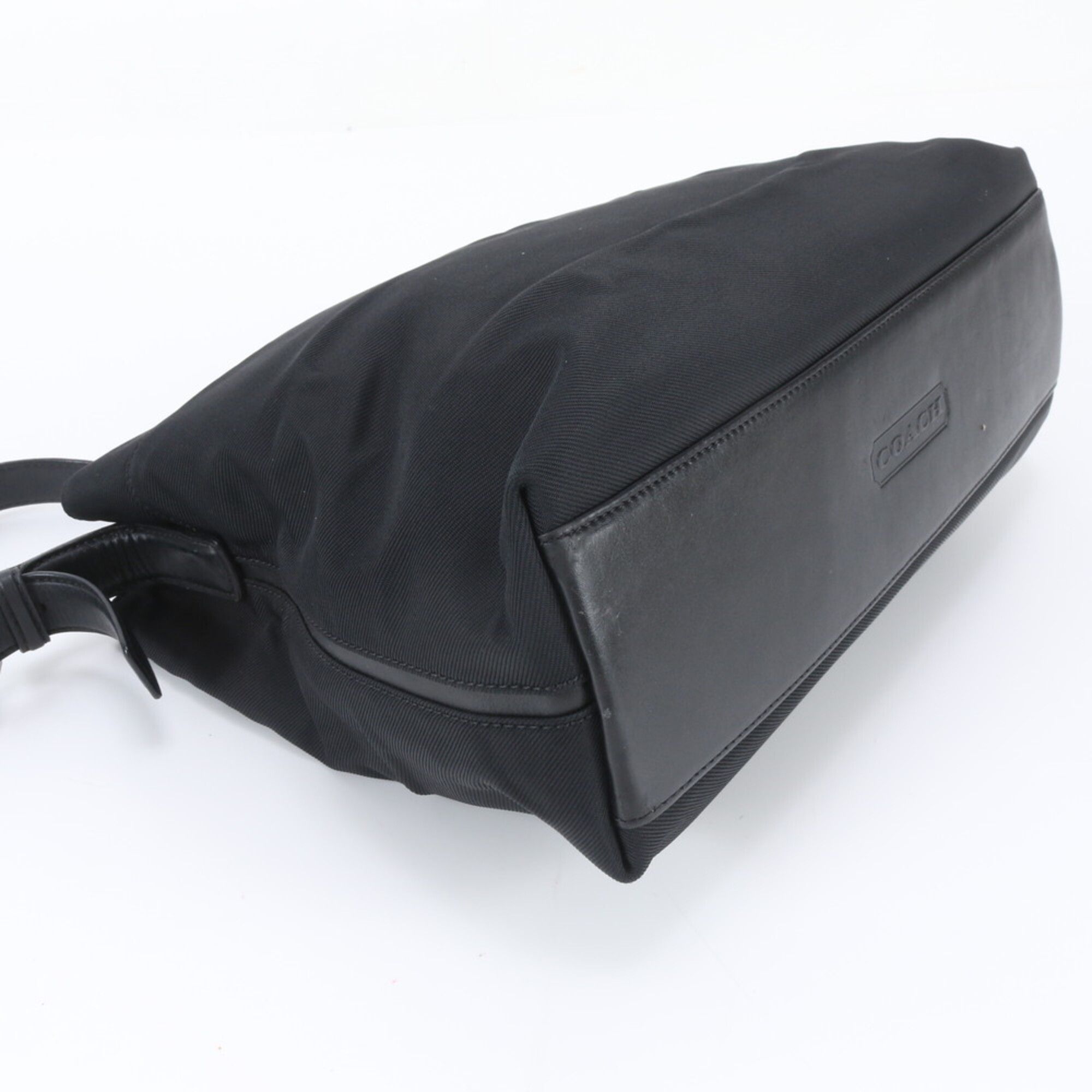 Leather Nylon Handbag Shoulder Bag (Pre-Owned) - Coach - Modalova