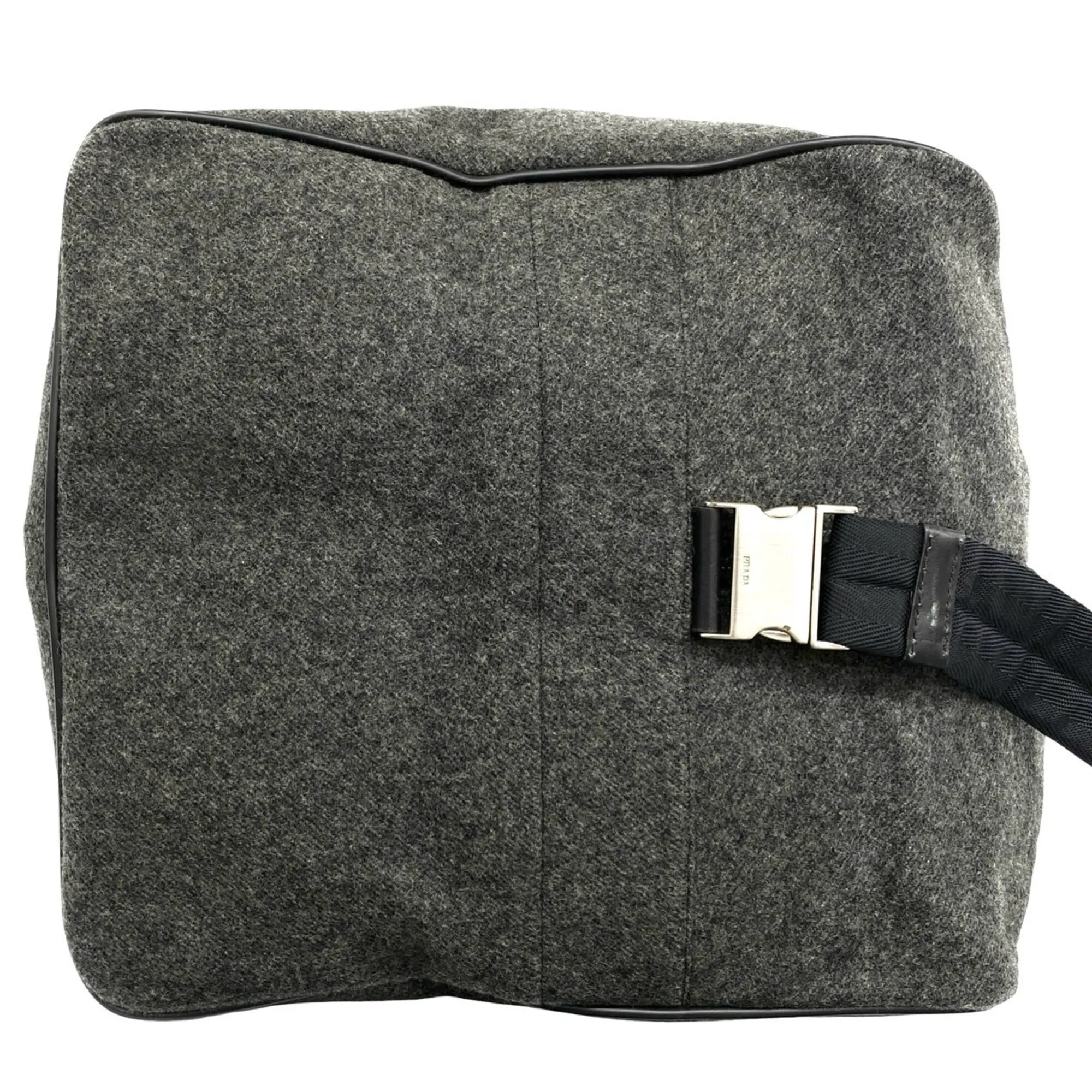 Wool Nylon Boston Bag Shoulder Bag (Pre-Owned) - Prada - Modalova