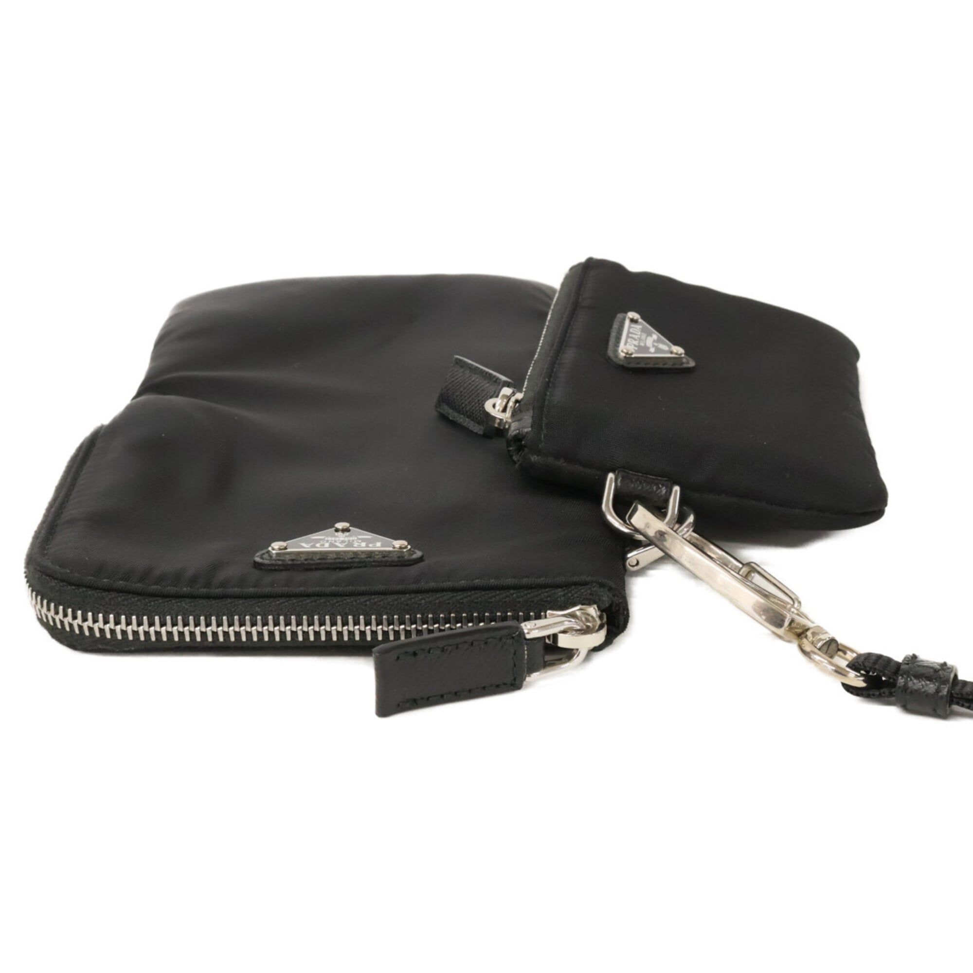 Prada Black Nylon Pouch (Pre-Owned) - Prada - Modalova