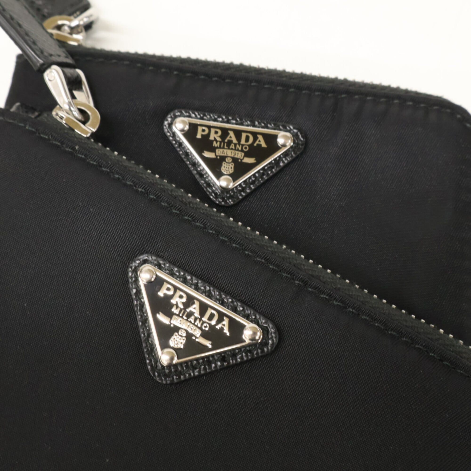 Prada Black Nylon Pouch (Pre-Owned) - Prada - Modalova