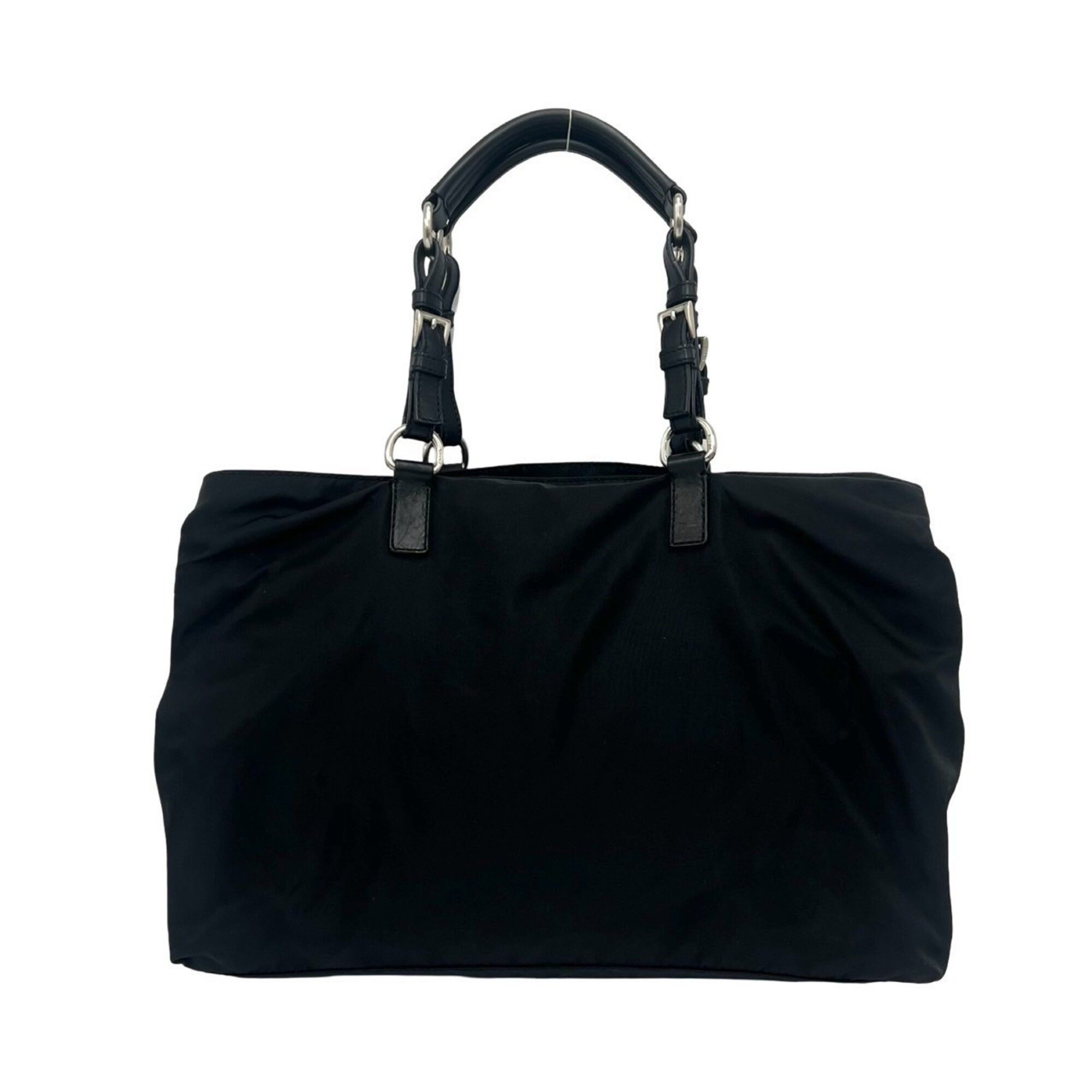 Nylon Leather Shoulder Bag Tote Bag (Pre-Owned) - Prada - Modalova