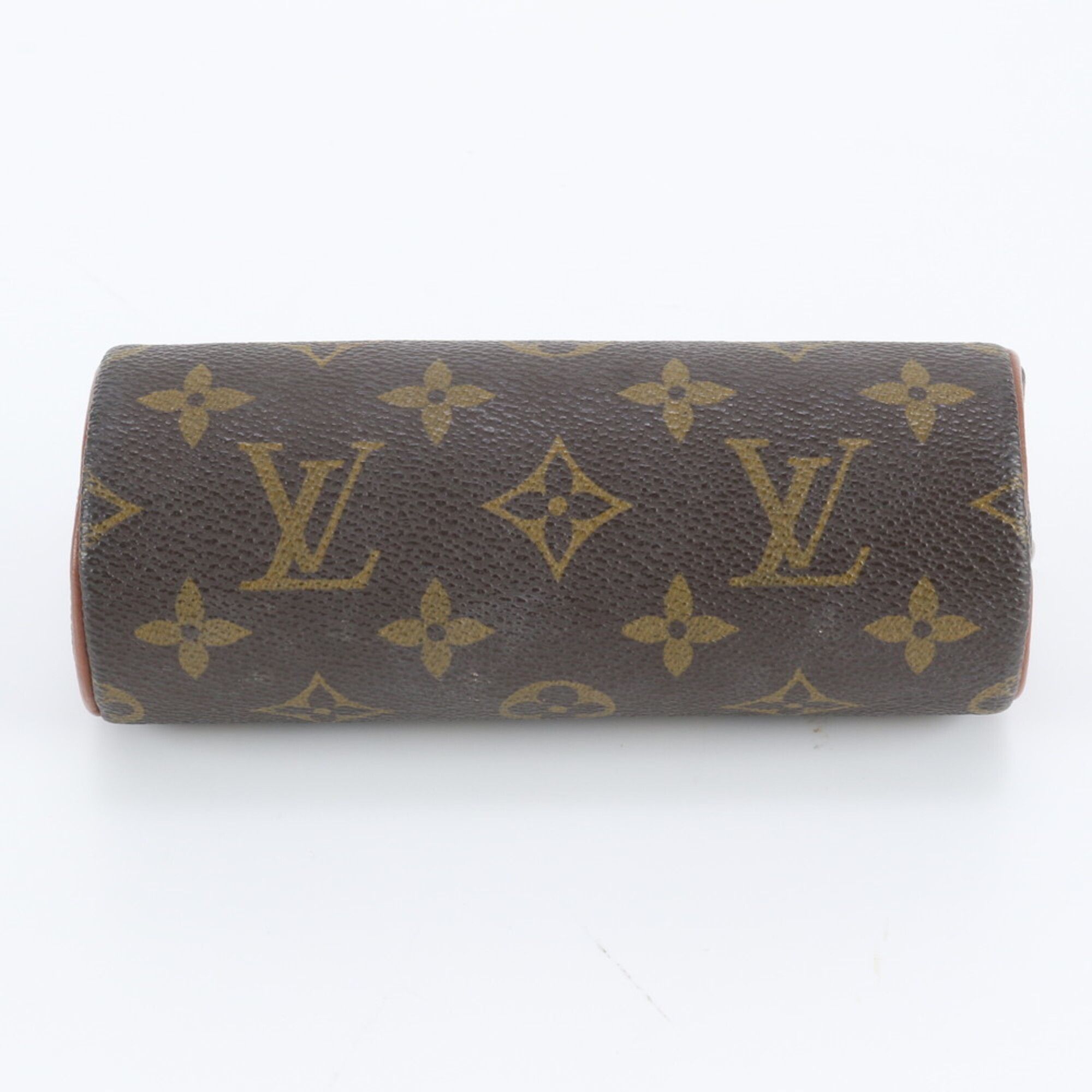 Leather Coated Canvas Handbag Pouch (Pre-Owned) - Louis Vuitton - Modalova