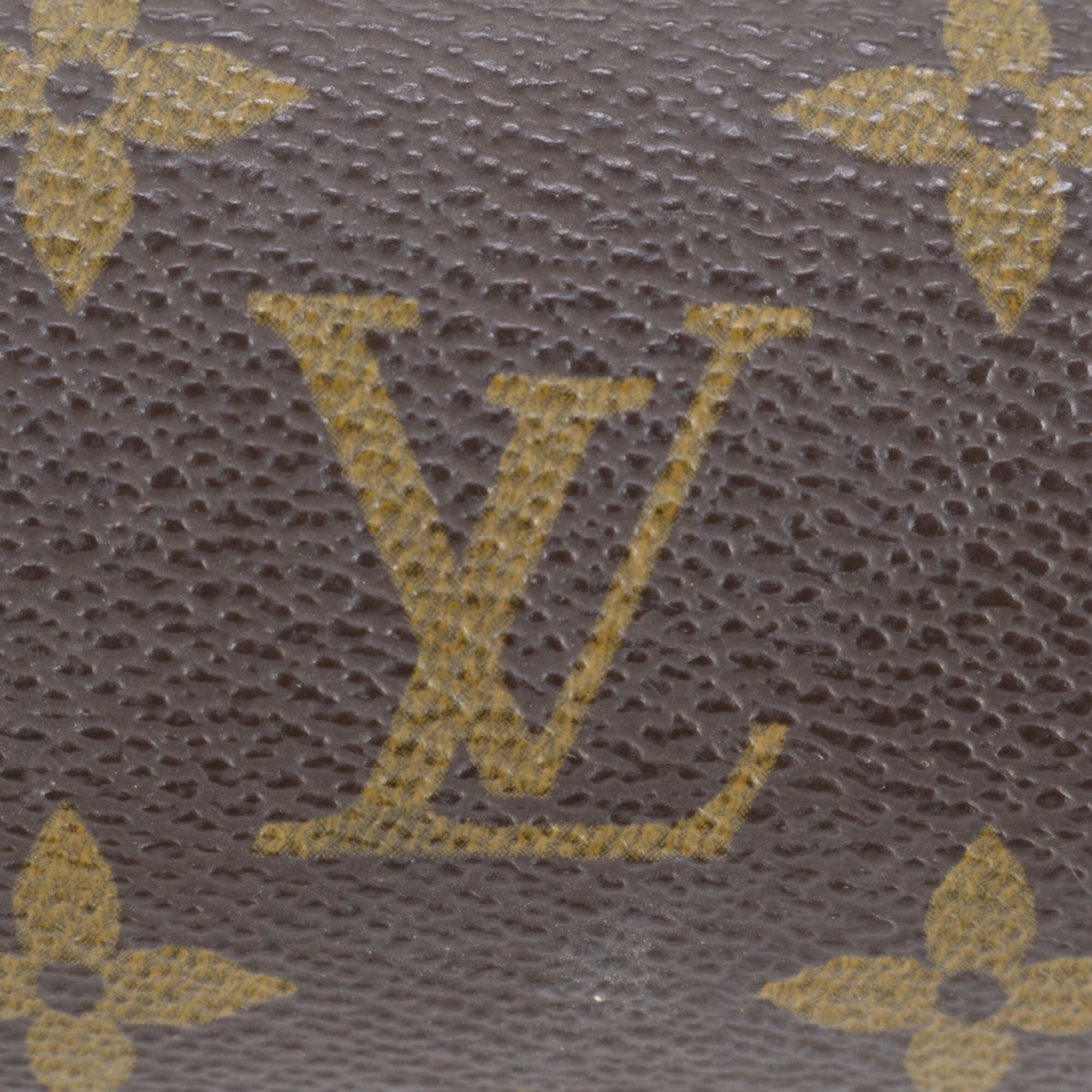 Leather Coated Canvas Handbag Pouch (Pre-Owned) - Louis Vuitton - Modalova