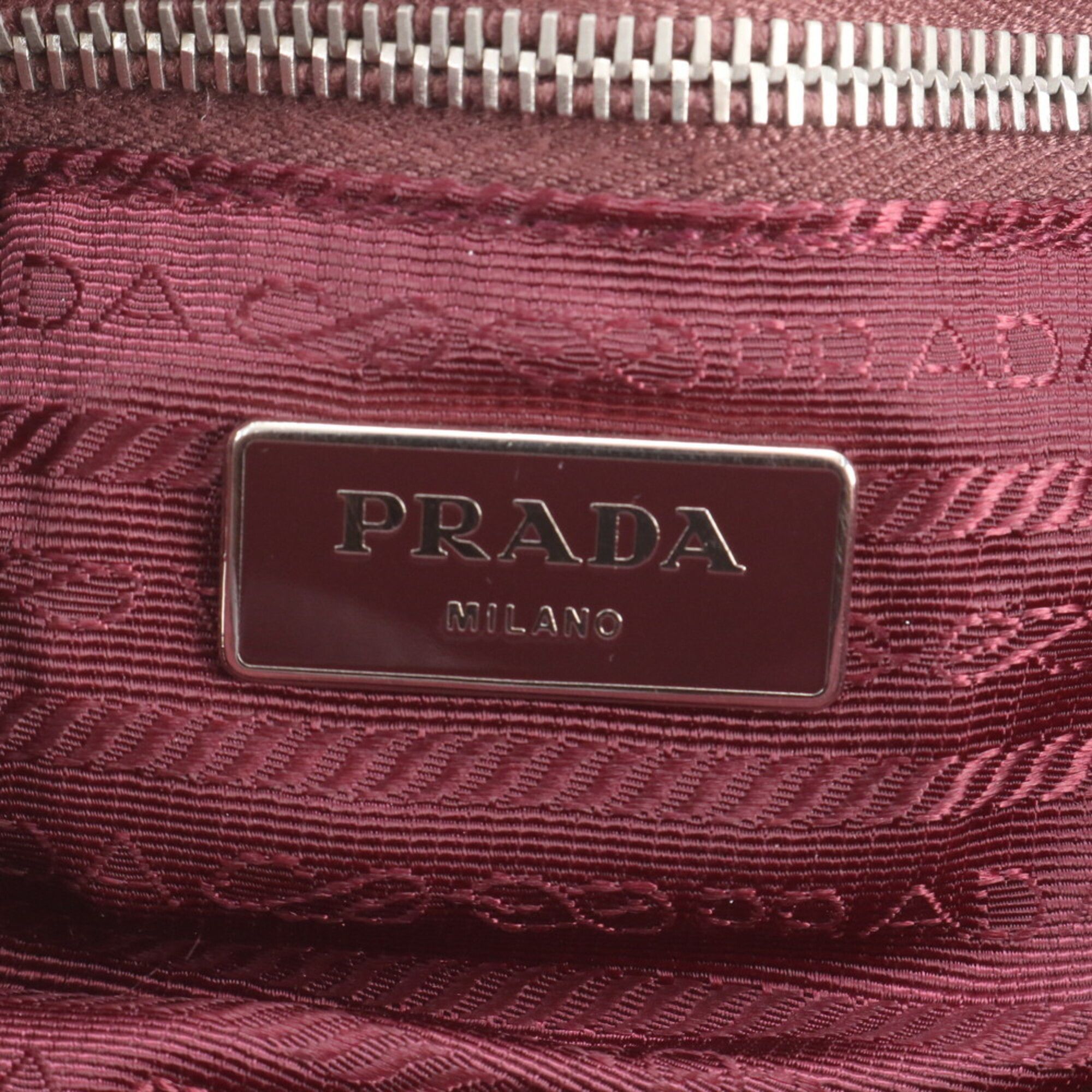 Leather Nylon Shoulder Bag Tote Bag (Pre-Owned) - Prada - Modalova