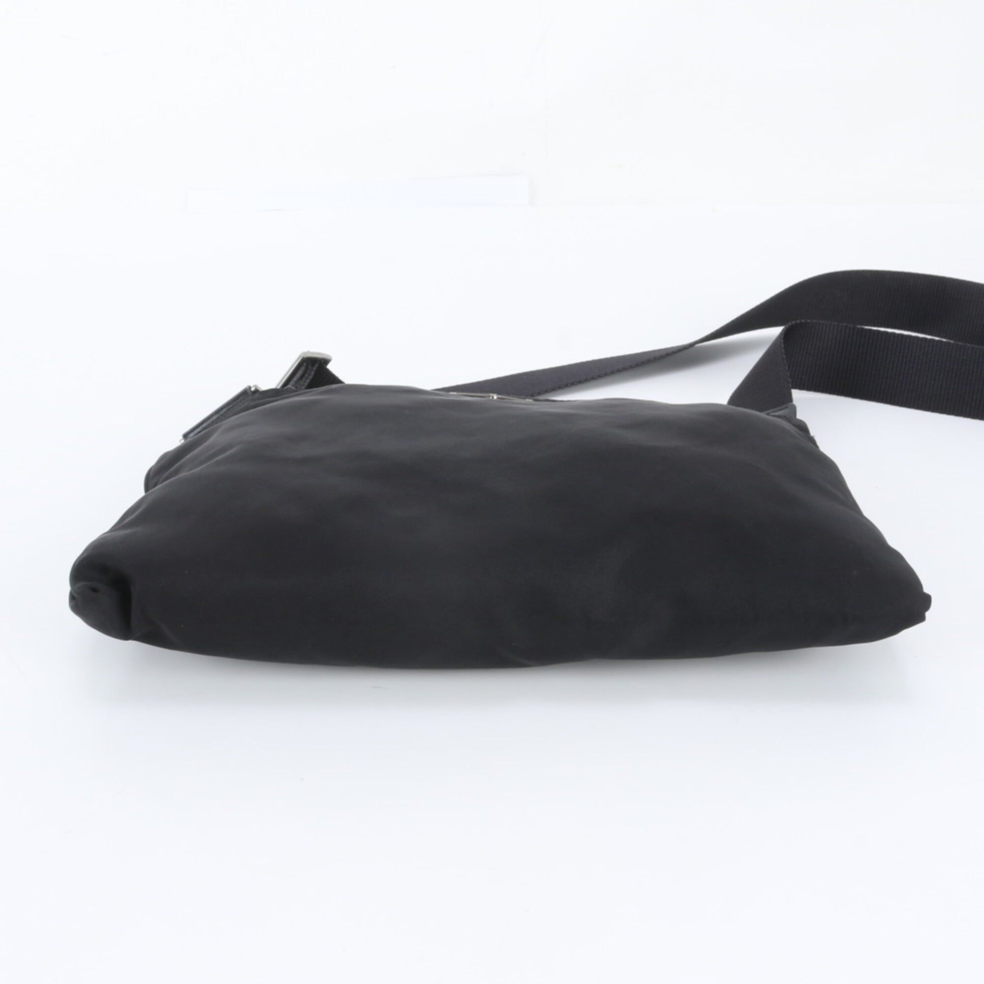 Leather Nylon Messenger Bag Shoulder Bag (Pre-Owned) - Prada - Modalova