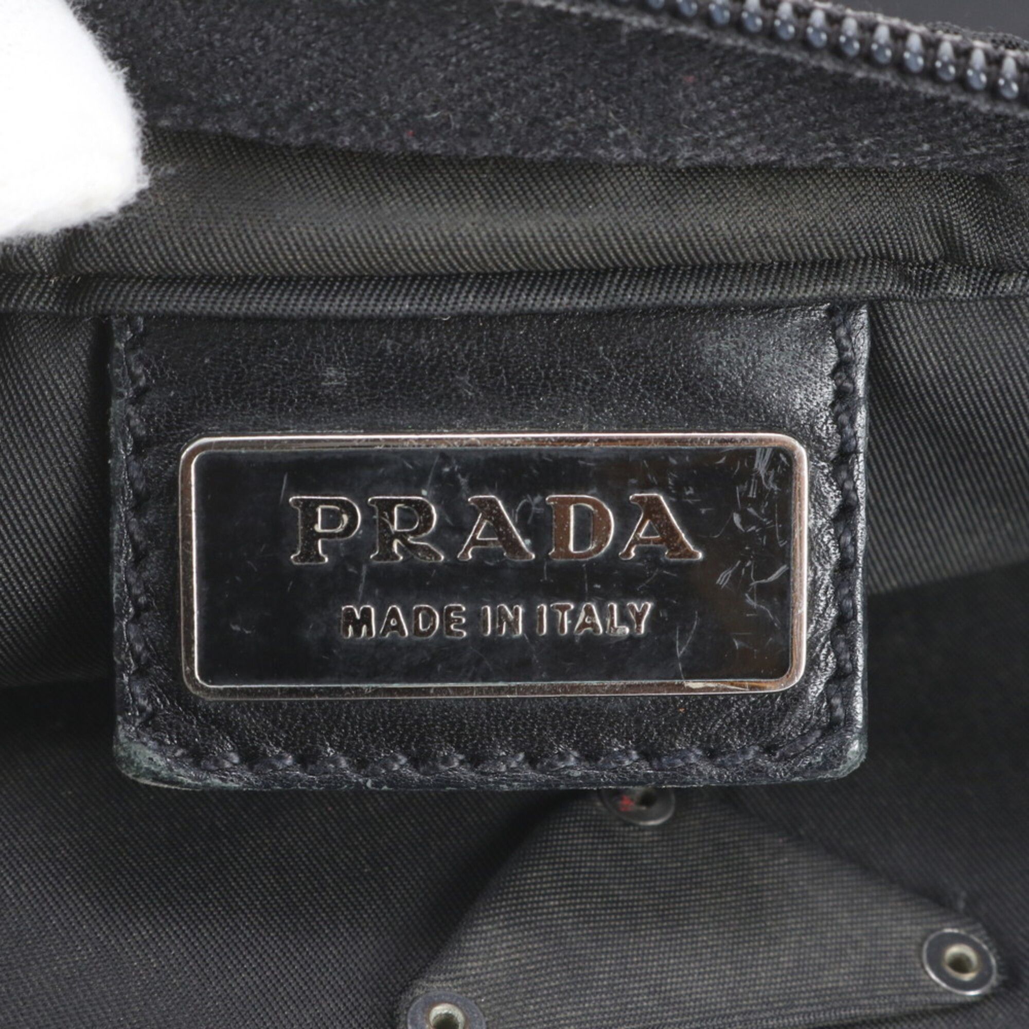 Leather Nylon Messenger Bag Shoulder Bag (Pre-Owned) - Prada - Modalova