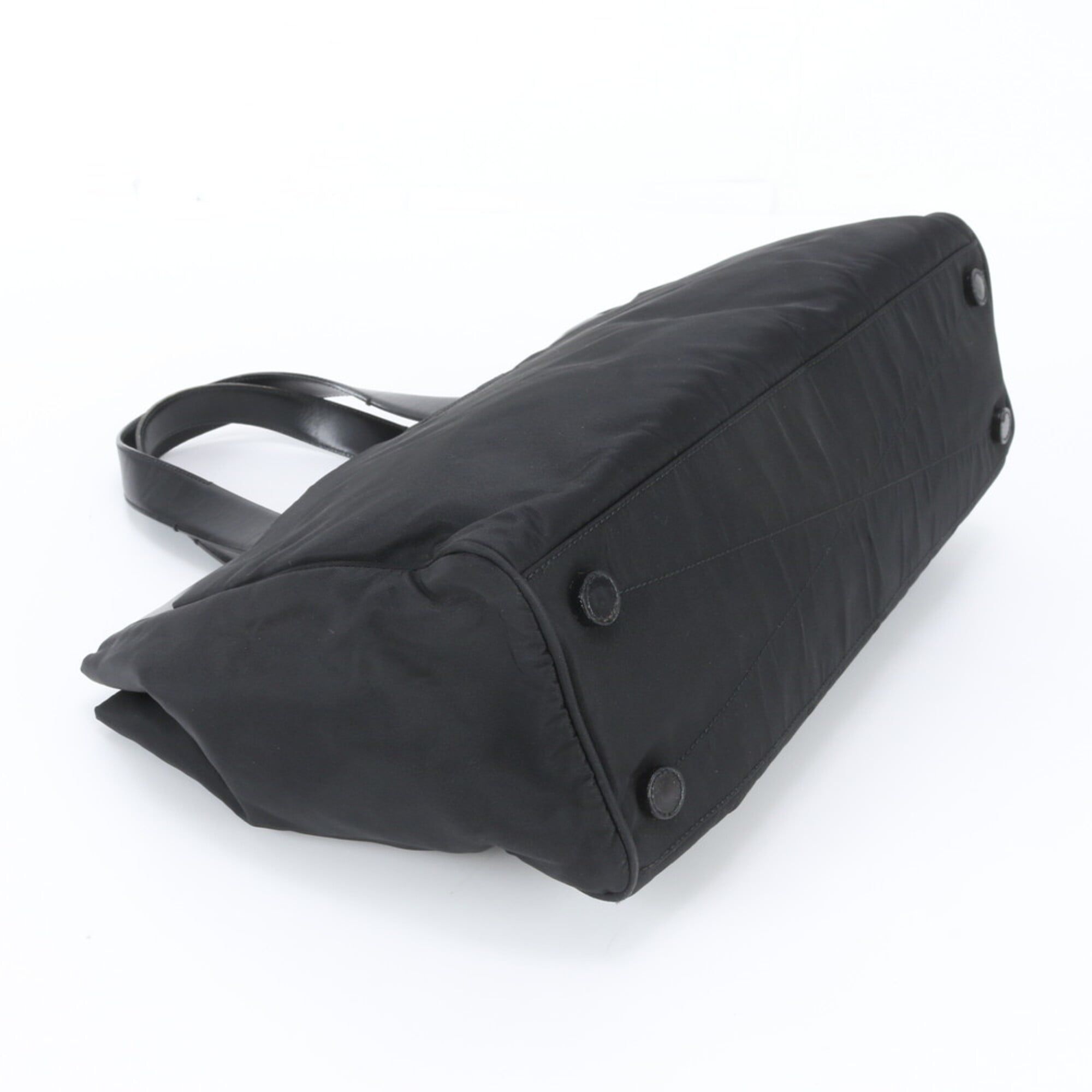 Leather Nylon Shoulder Bag Tote Bag (Pre-Owned) - Prada - Modalova