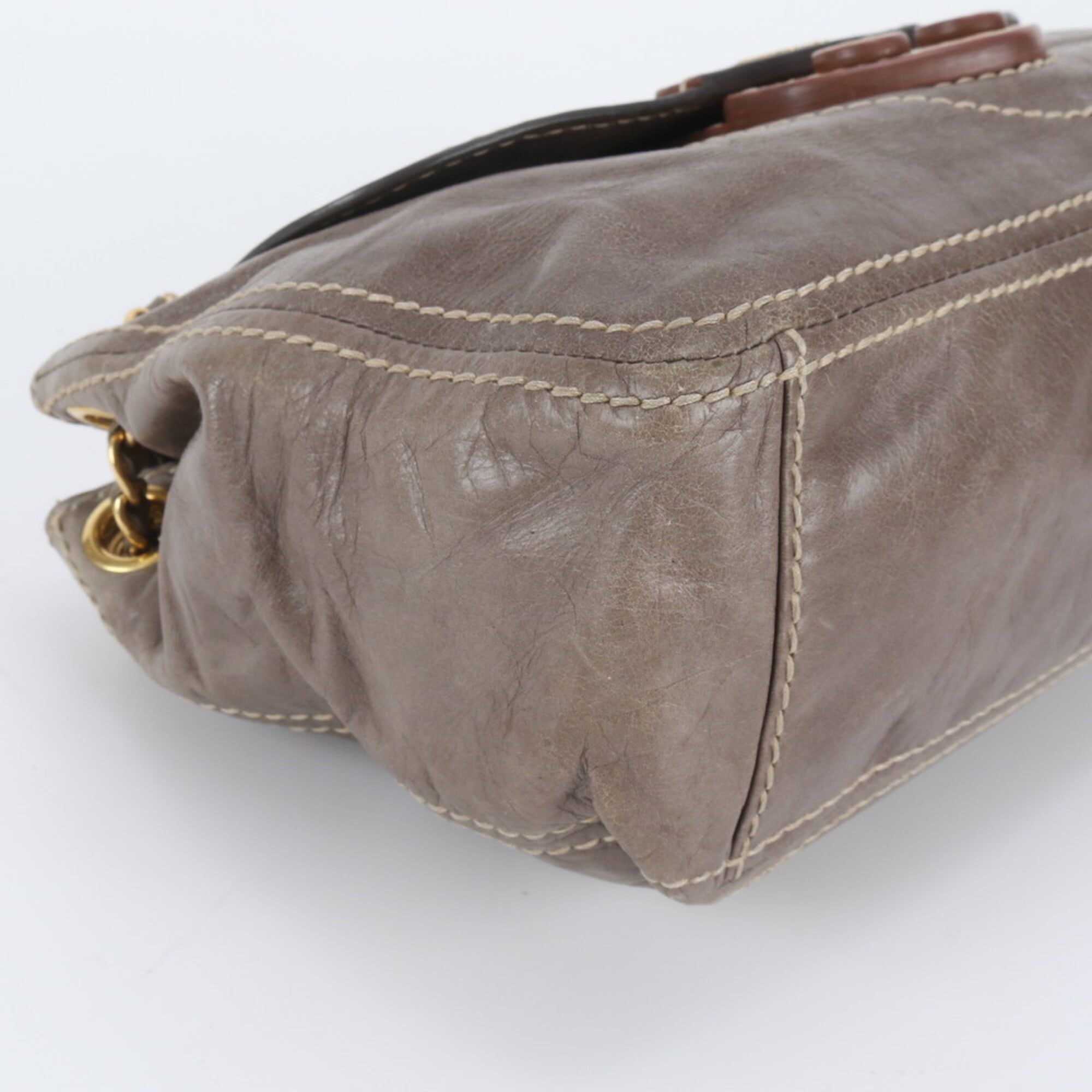Leather Shoulder Bag (Pre-Owned) - Prada - Modalova
