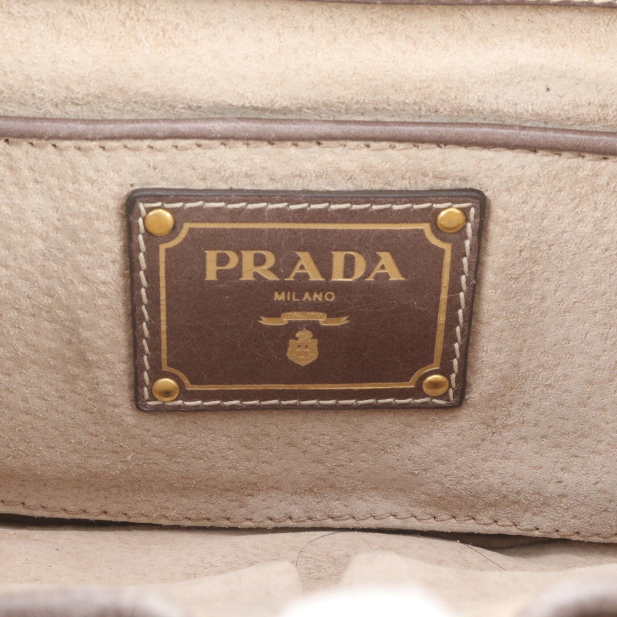 Leather Shoulder Bag (Pre-Owned) - Prada - Modalova