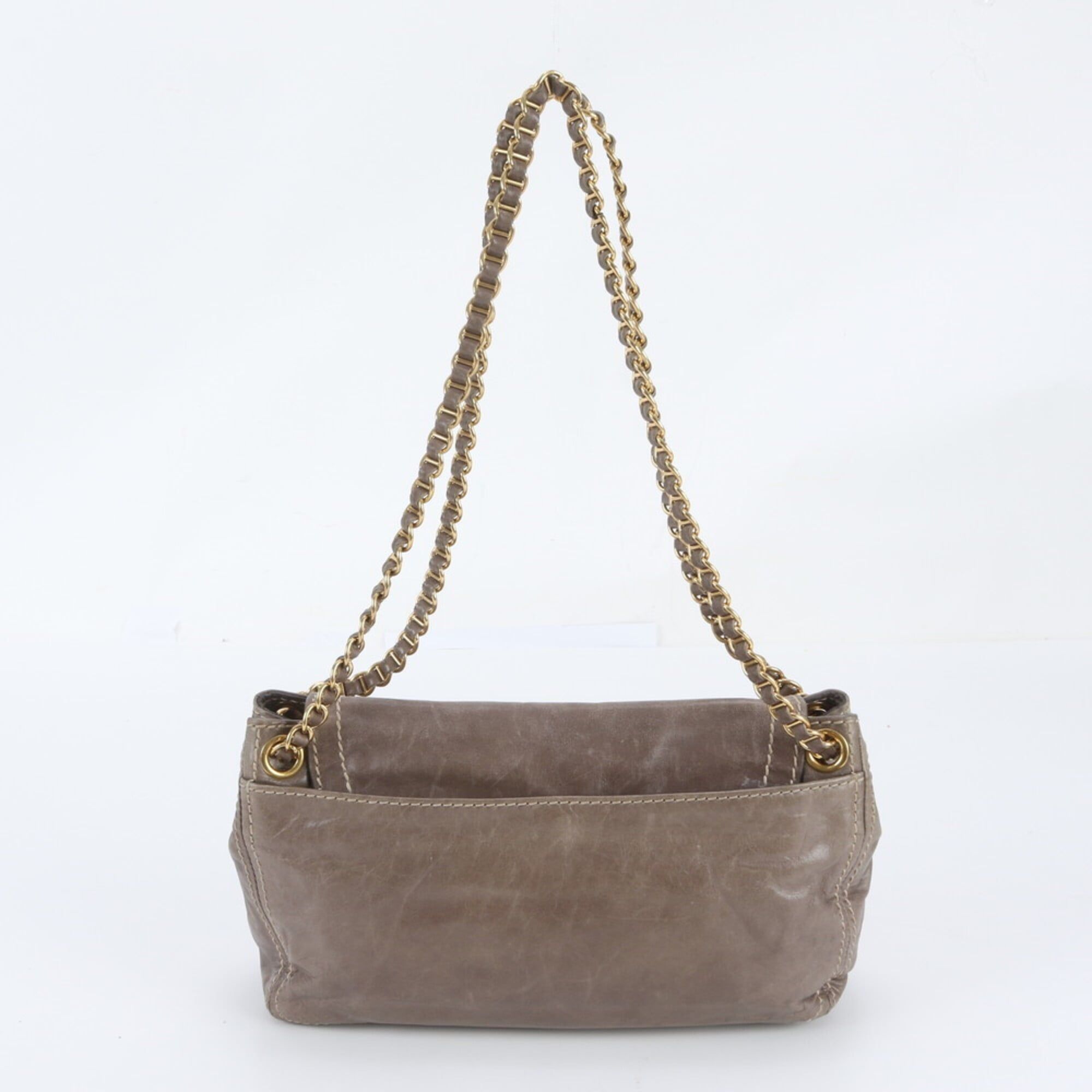 Leather Shoulder Bag (Pre-Owned) - Prada - Modalova