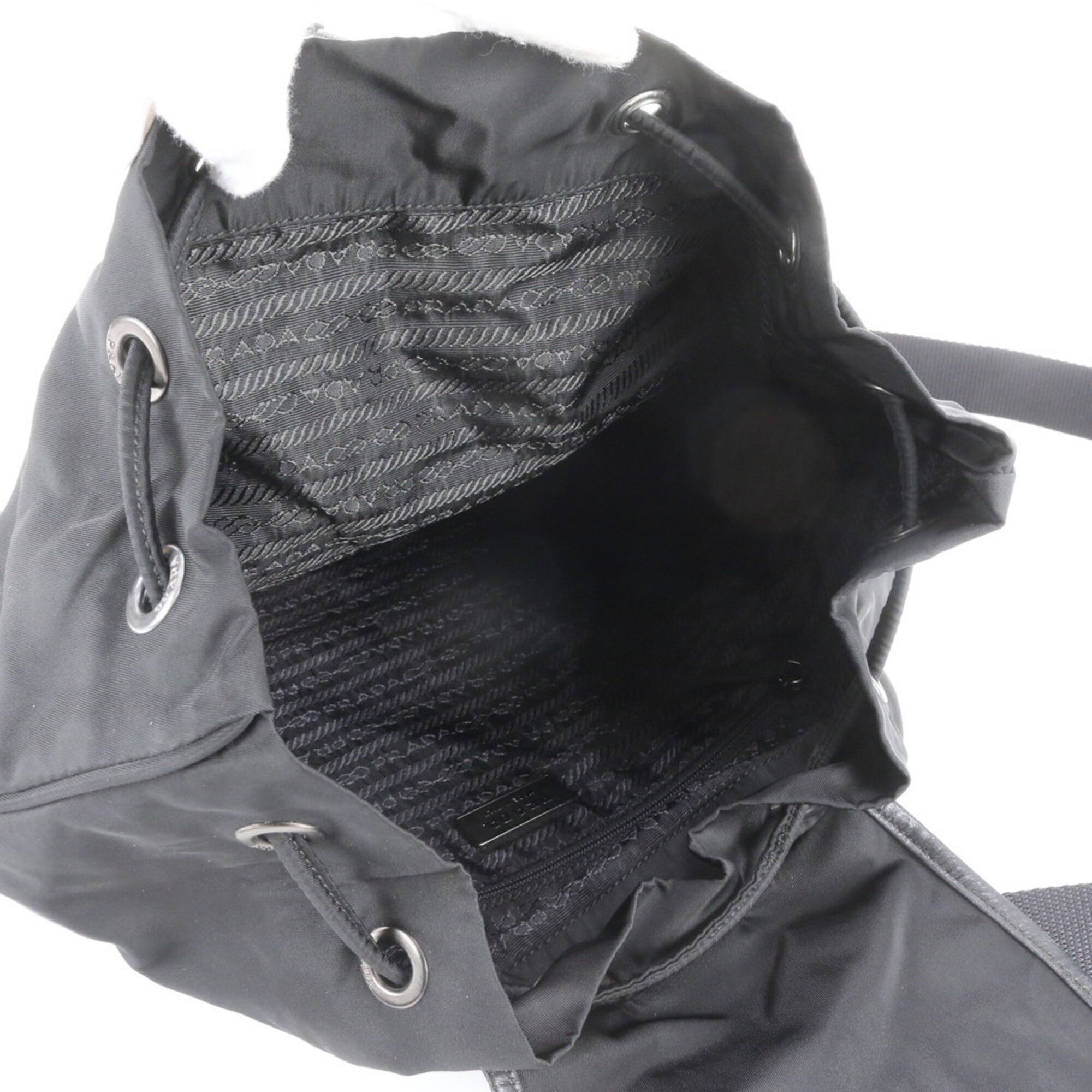 Leather Nylon Backpack (Pre-Owned) - Prada - Modalova