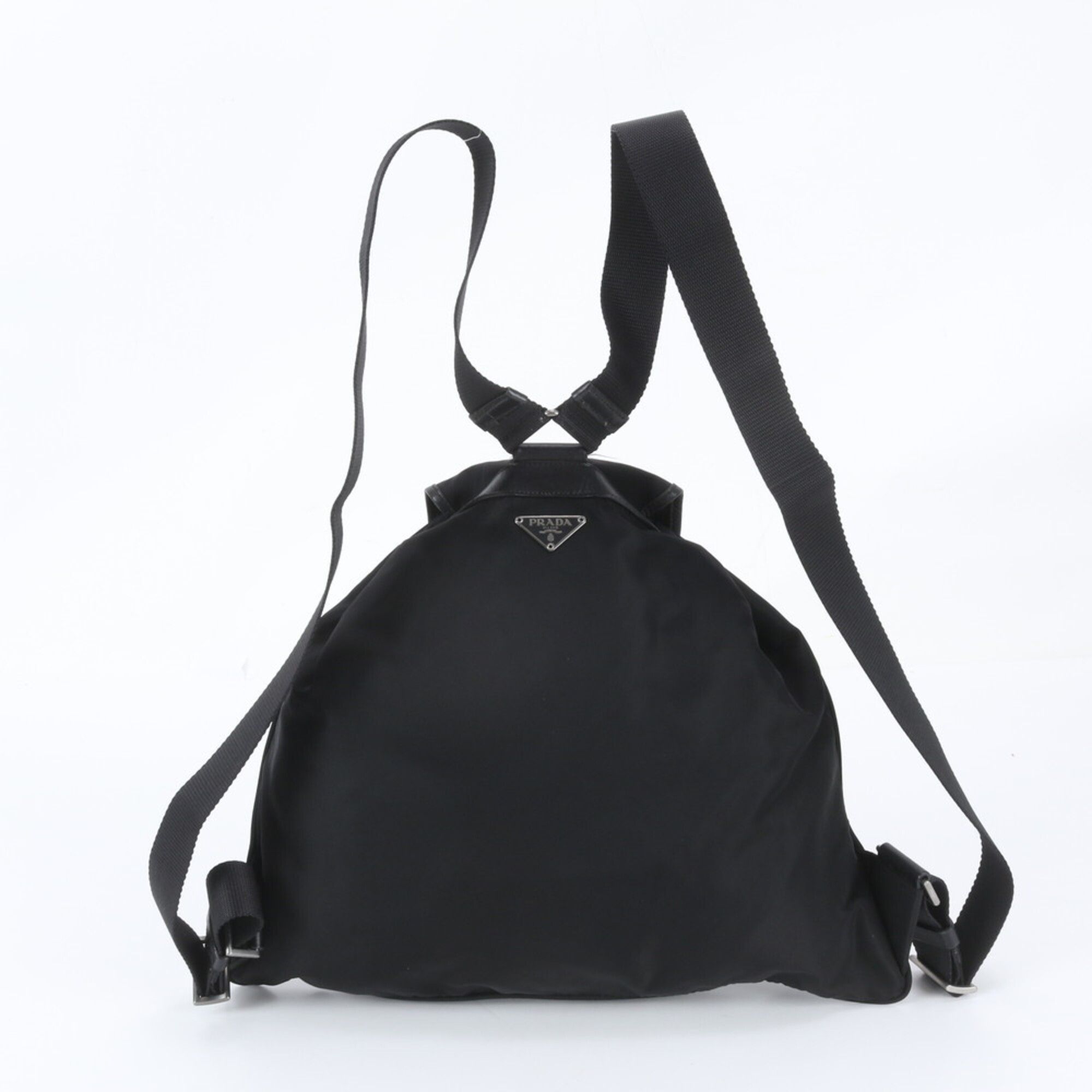 Leather Nylon Backpack (Pre-Owned) - Prada - Modalova