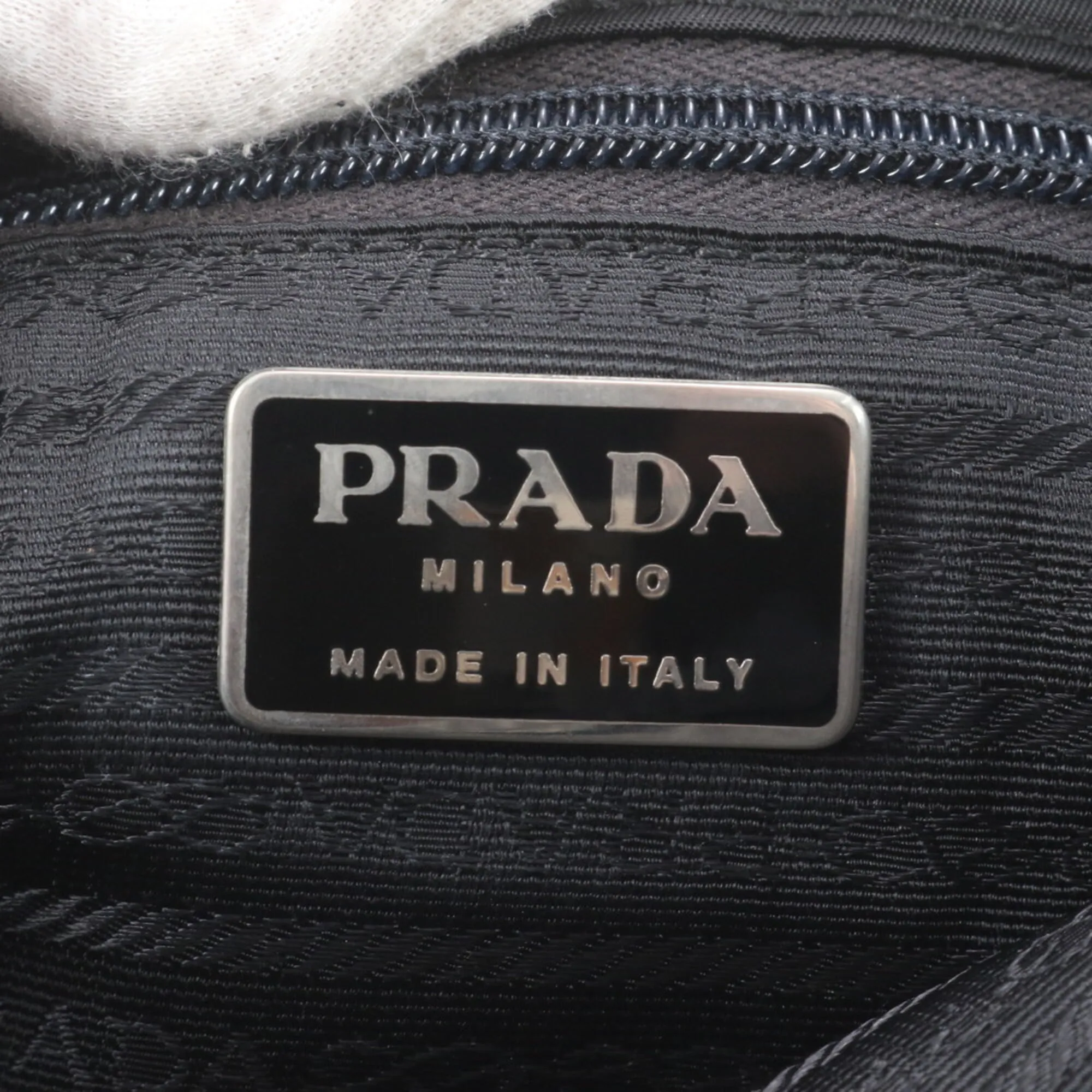 Leather Nylon Messenger Bag Shoulder Bag (Pre-Owned) - Prada - Modalova