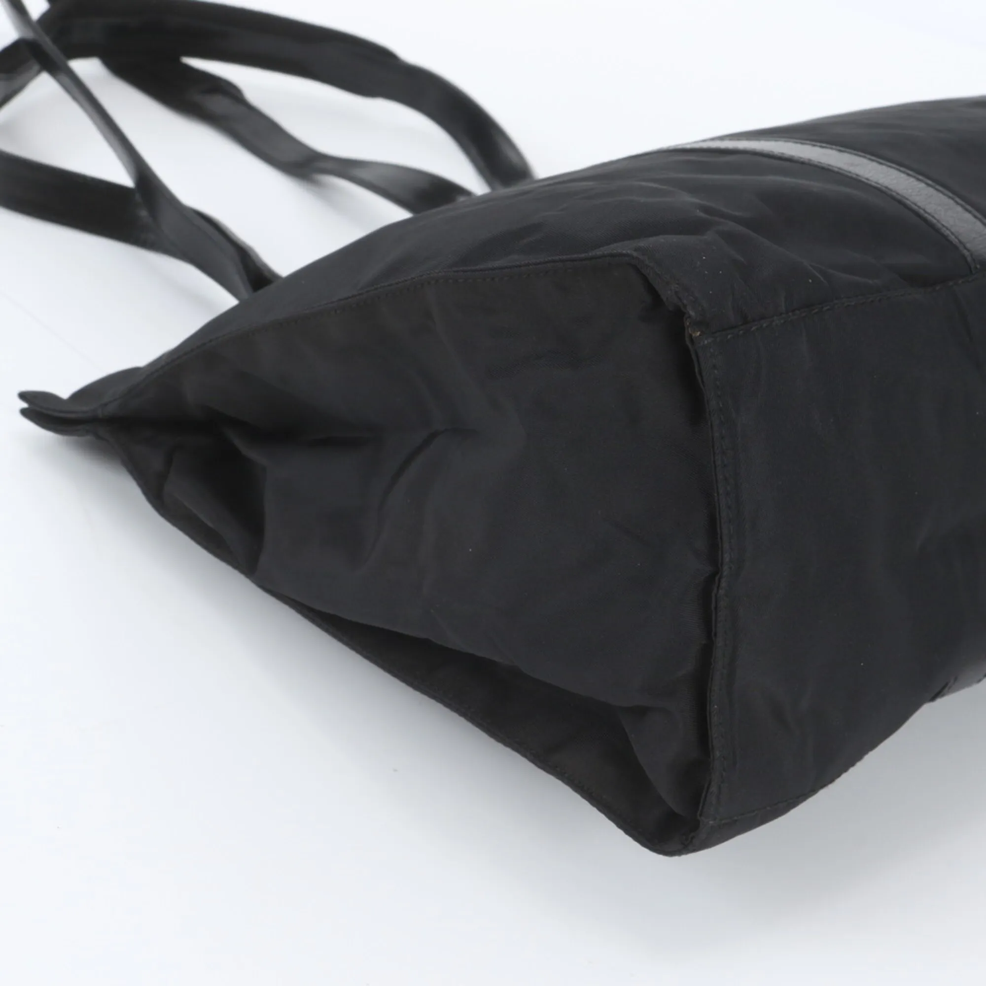 Leather Nylon Shoulder Bag Tote Bag (Pre-Owned) - Prada - Modalova