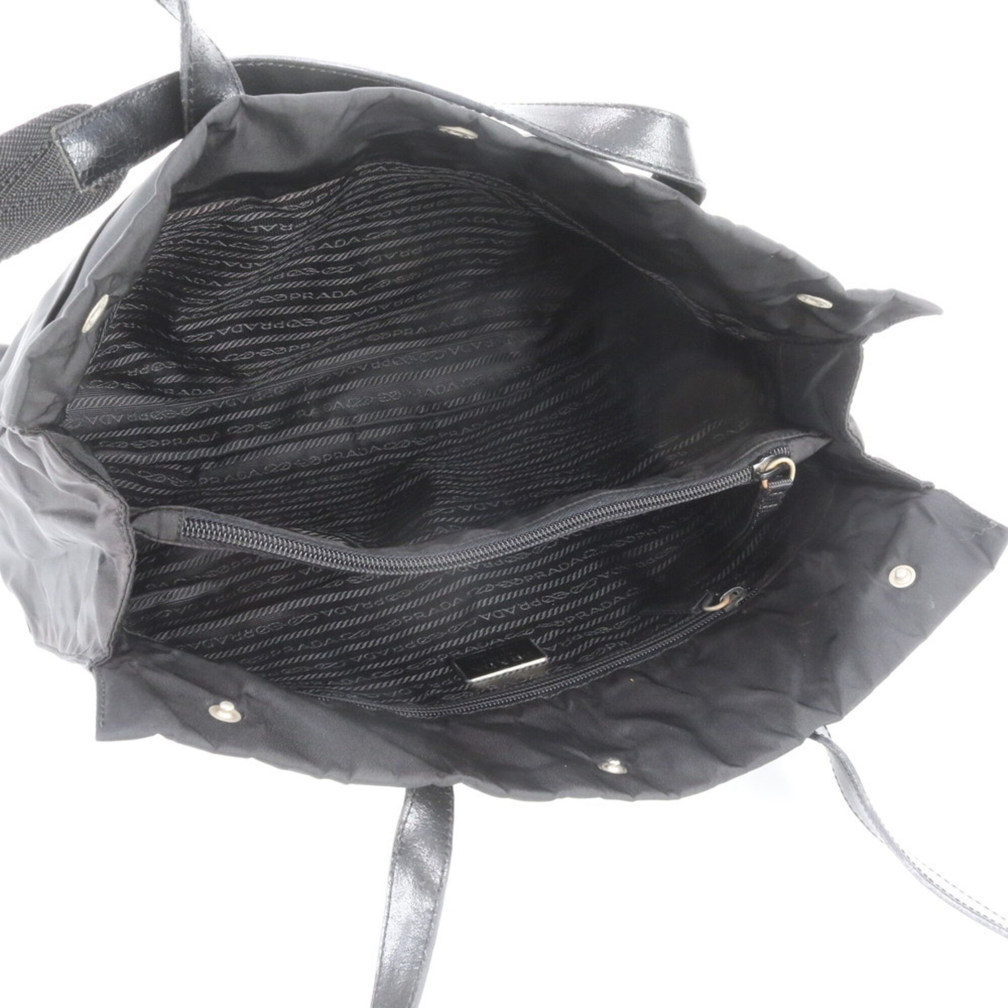 Leather Nylon Shoulder Bag Tote Bag (Pre-Owned) - Prada - Modalova