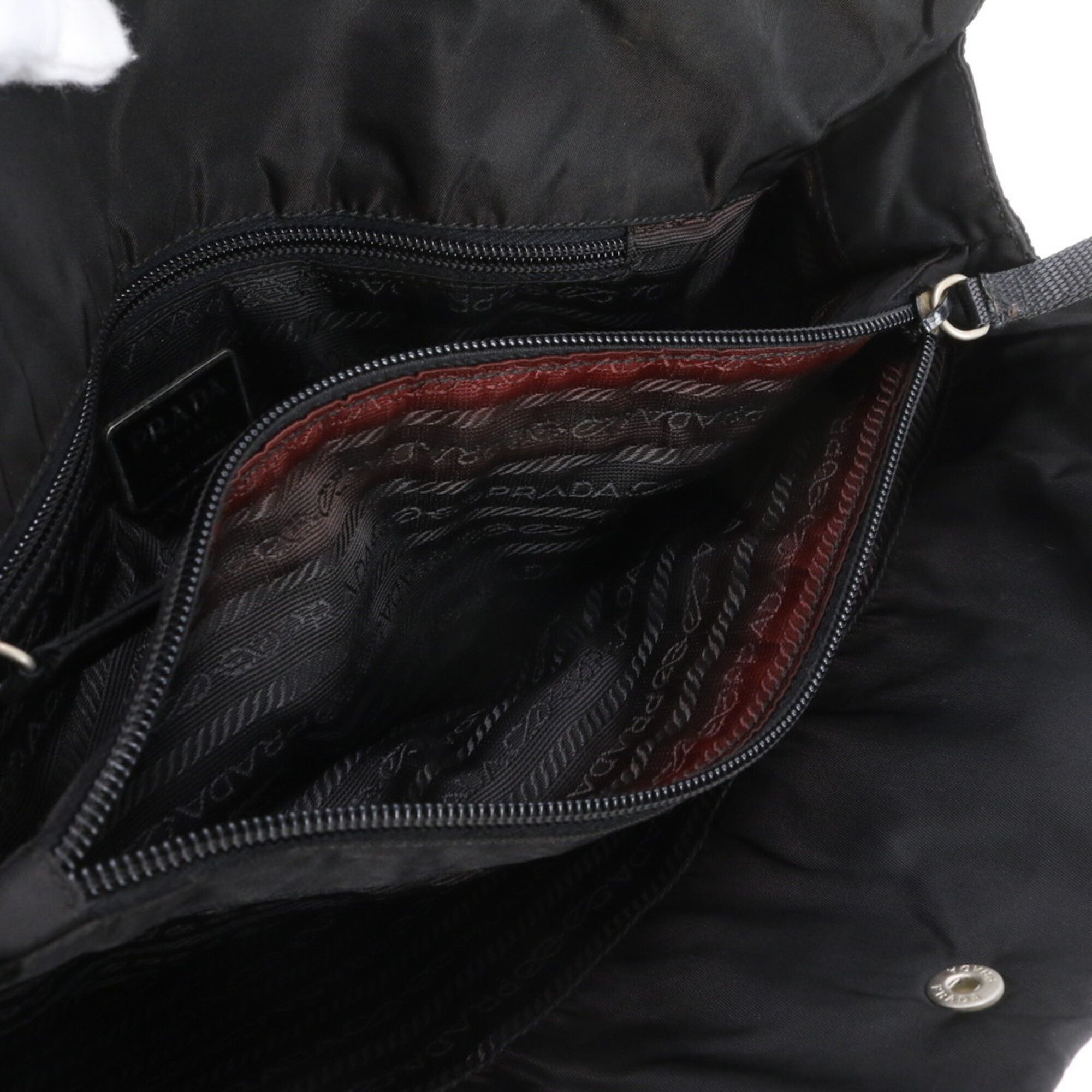 Leather Nylon Shoulder Bag Tote Bag (Pre-Owned) - Prada - Modalova