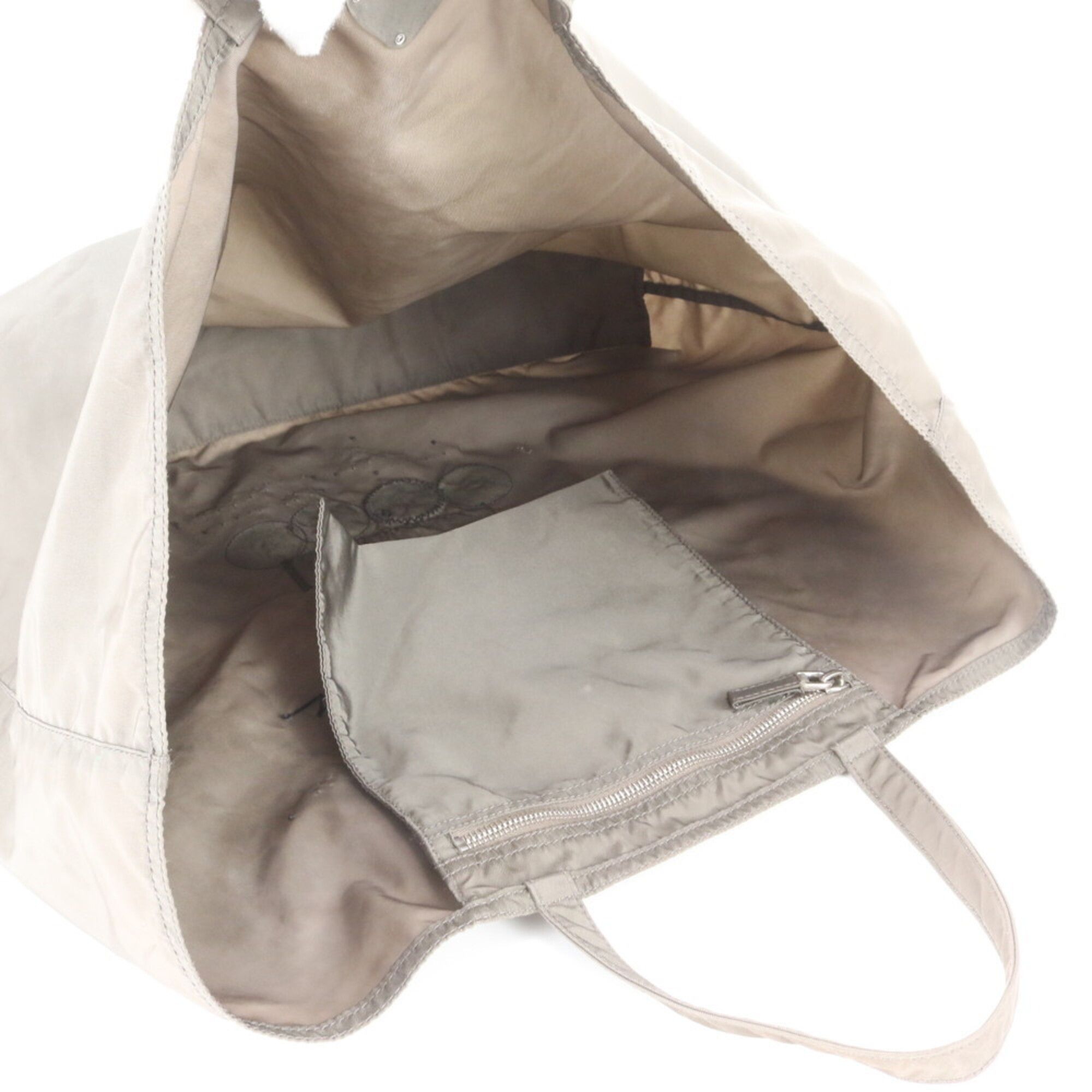 Leather Nylon Tote Bag (Pre-Owned) - Prada - Modalova