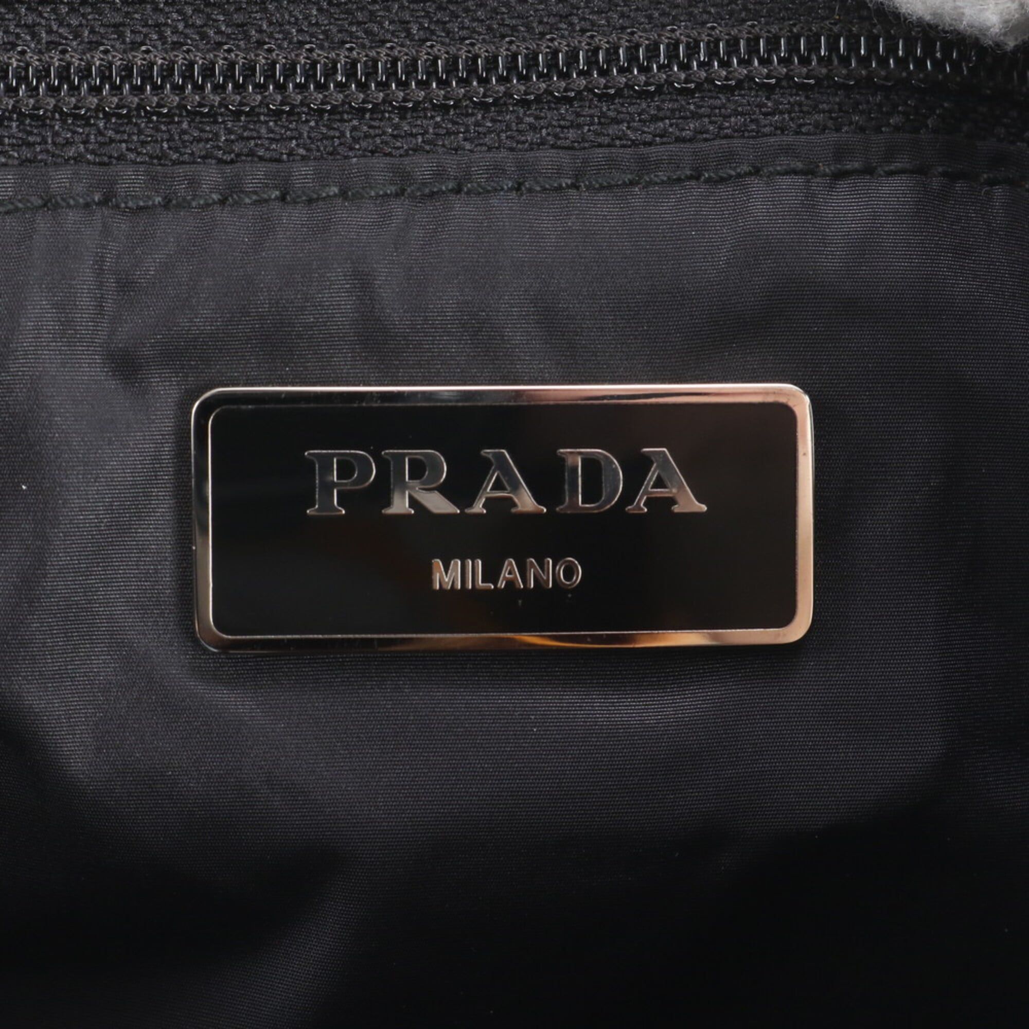 Leather Nylon Tote Bag (Pre-Owned) - Prada - Modalova
