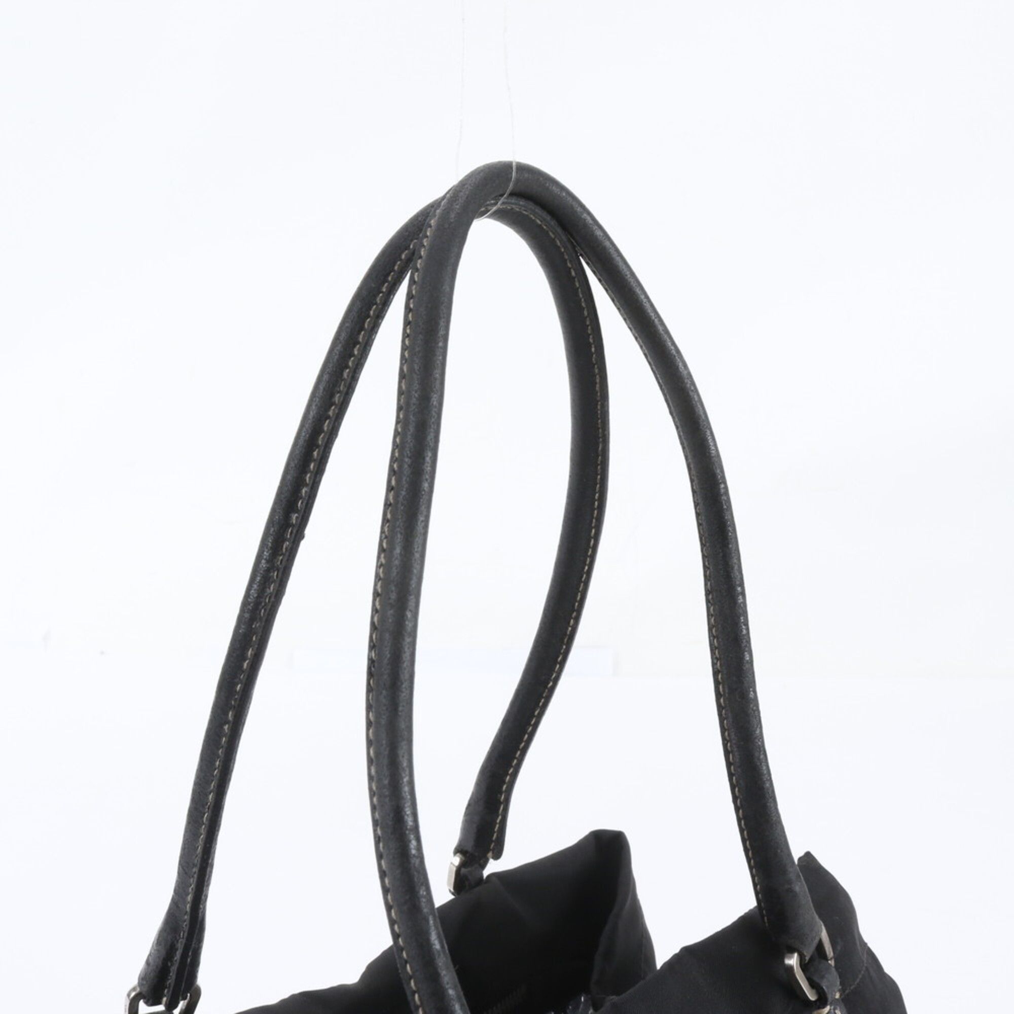 Leather Nylon Shoulder Bag Tote Bag (Pre-Owned) - Prada - Modalova
