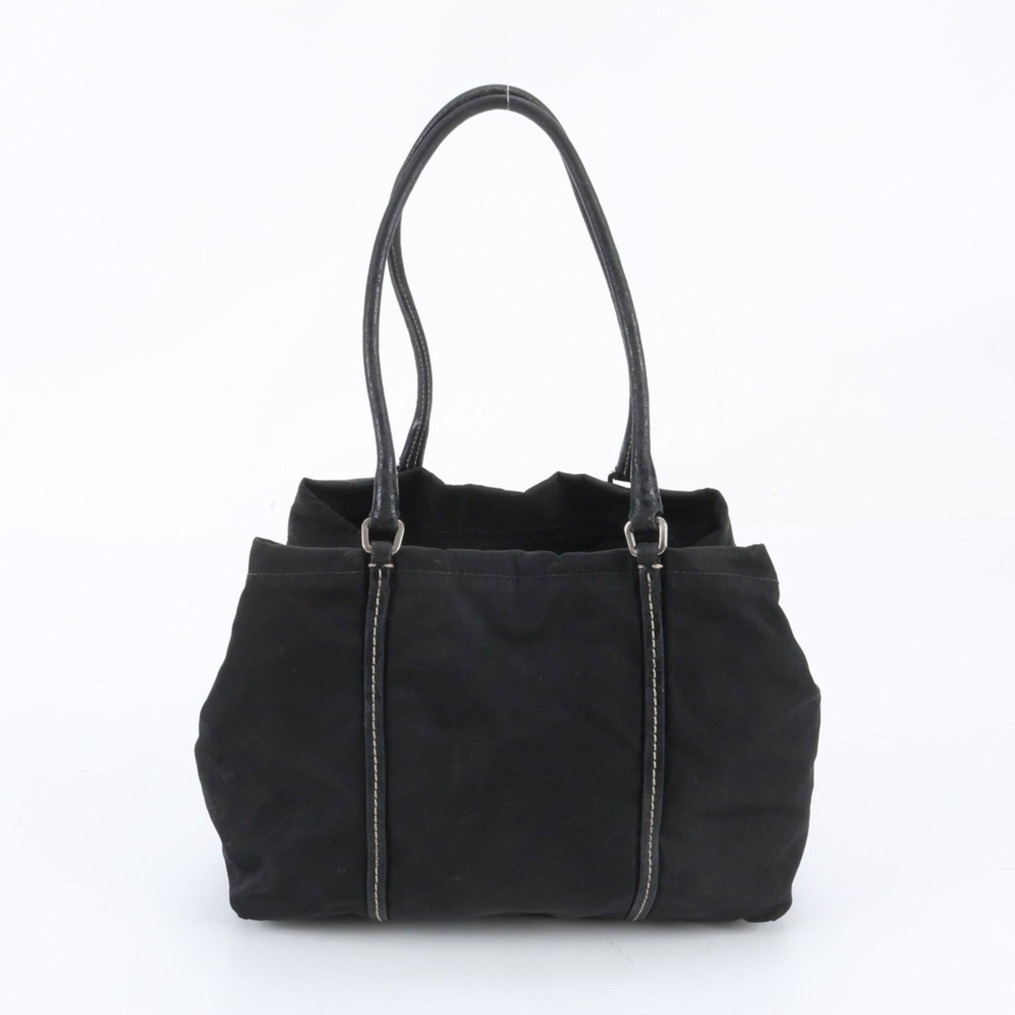 Leather Nylon Shoulder Bag Tote Bag (Pre-Owned) - Prada - Modalova