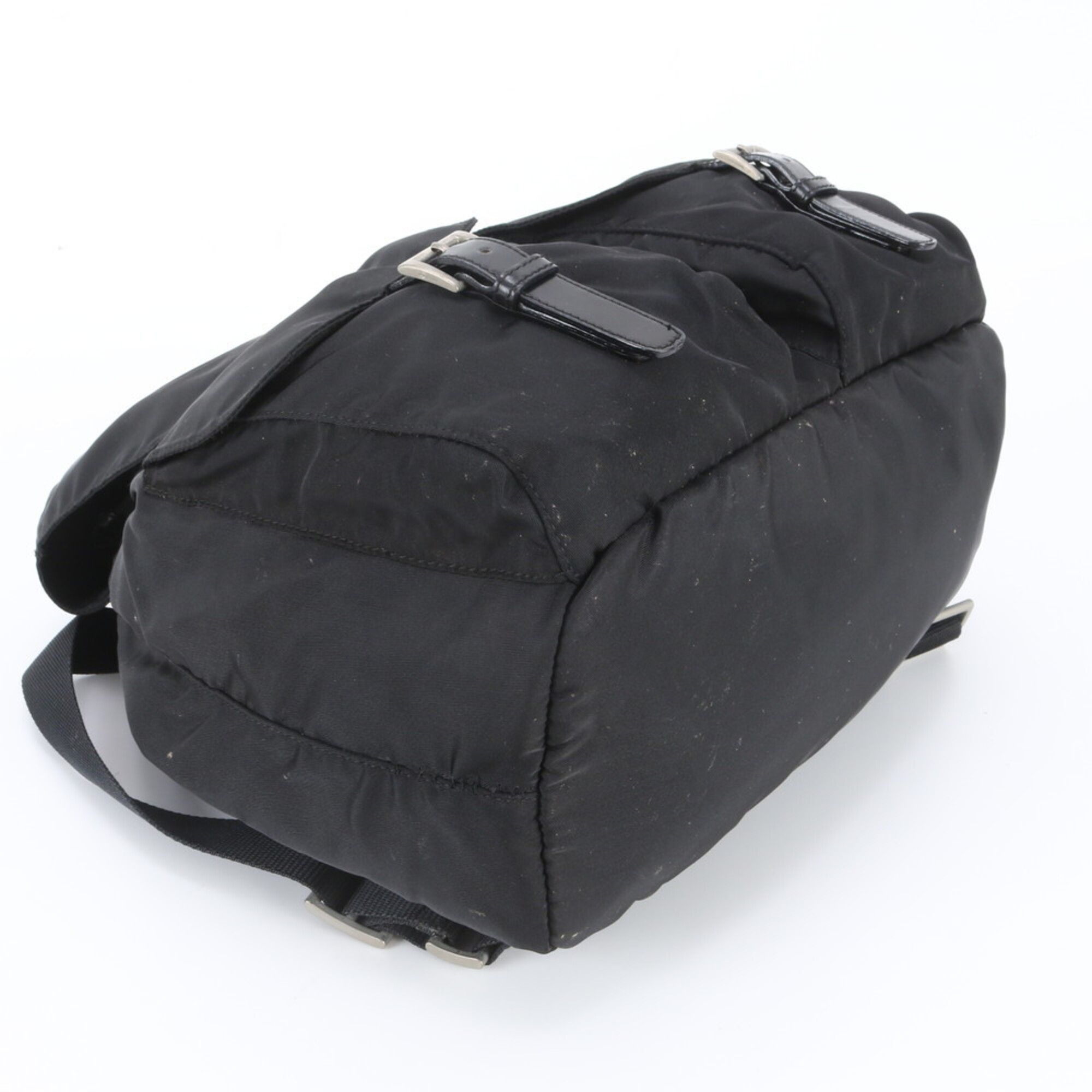 Leather Nylon Backpack (Pre-Owned) - Prada - Modalova